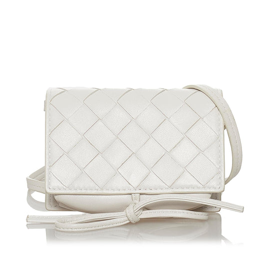 Luxury Bottega Veneta Intrecciato Leather Crossbody Bag (SHG-33431)