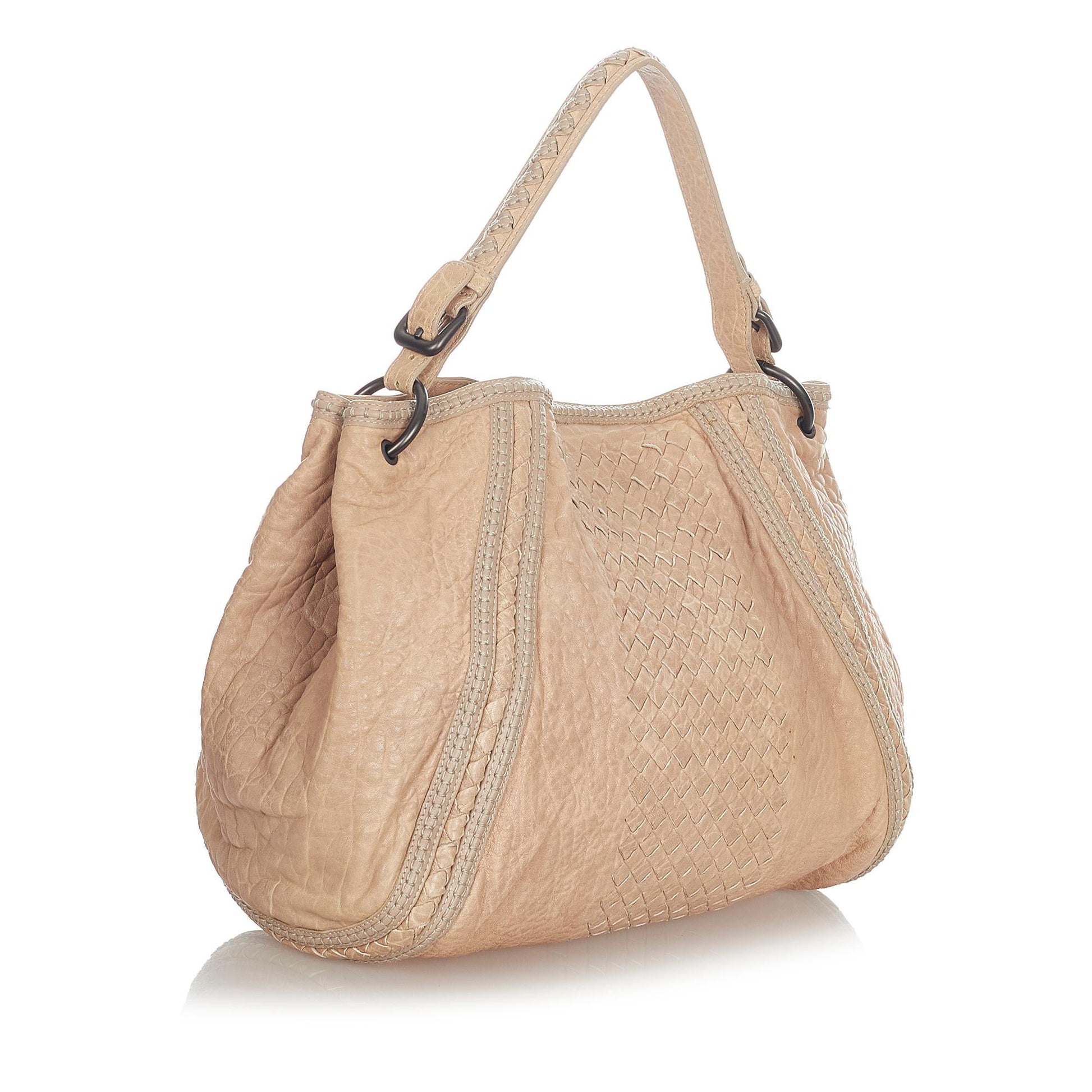 Luxury Bottega Veneta Intrecciato Leather Handbag (SHG-23366)
