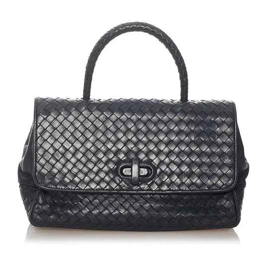 Luxury Bottega Veneta Intrecciato Leather Handbag (SHG-27385)