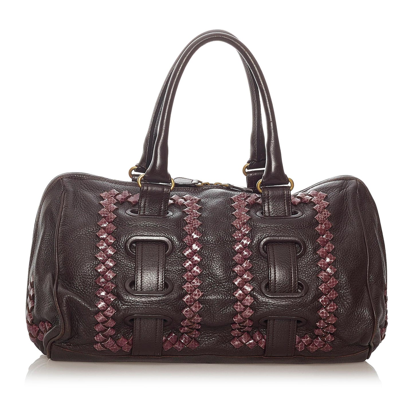 Luxury Bottega Veneta Intrecciato Leather Handbag (SHG-27767)