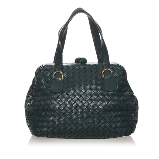 Luxury Bottega Veneta Intrecciato Leather Handbag (SHG-28135)