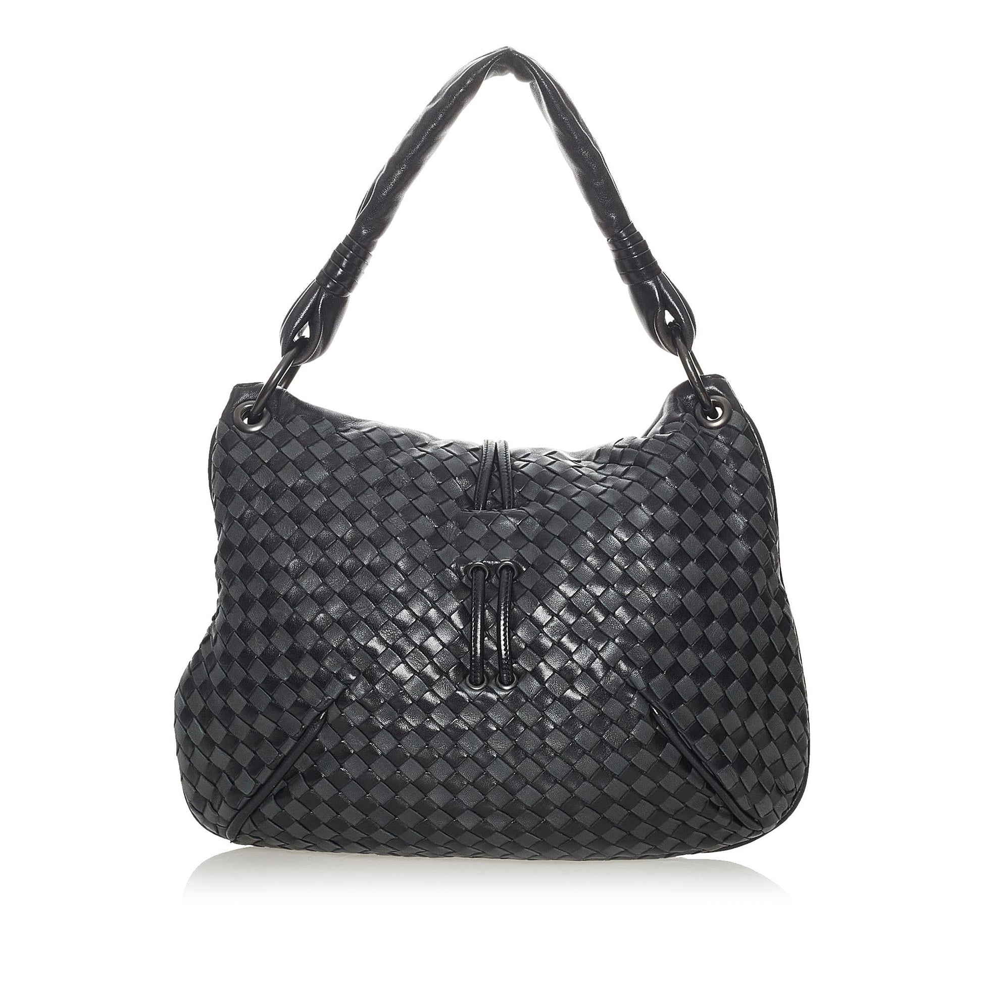 Luxury Bottega Veneta Intrecciato Leather Handbag (SHG-28139)