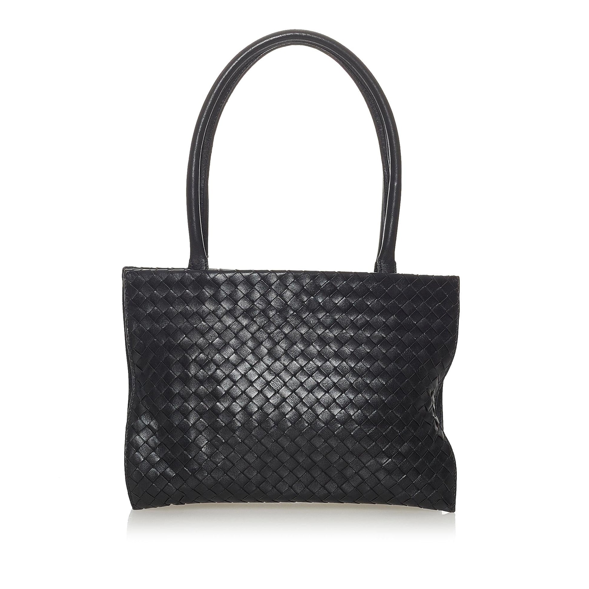 Luxury Bottega Veneta Intrecciato Leather Handbag (SHG-28140)