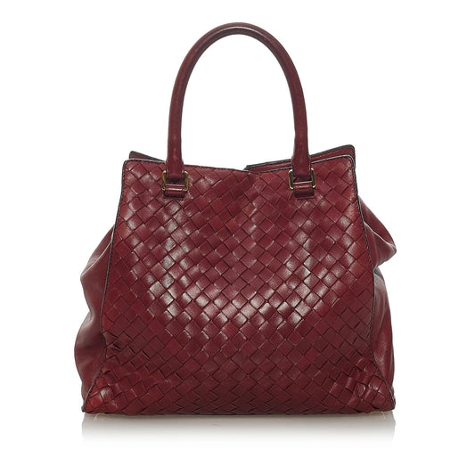 Luxury Bottega Veneta Intrecciato Leather Handbag (SHG-29242)