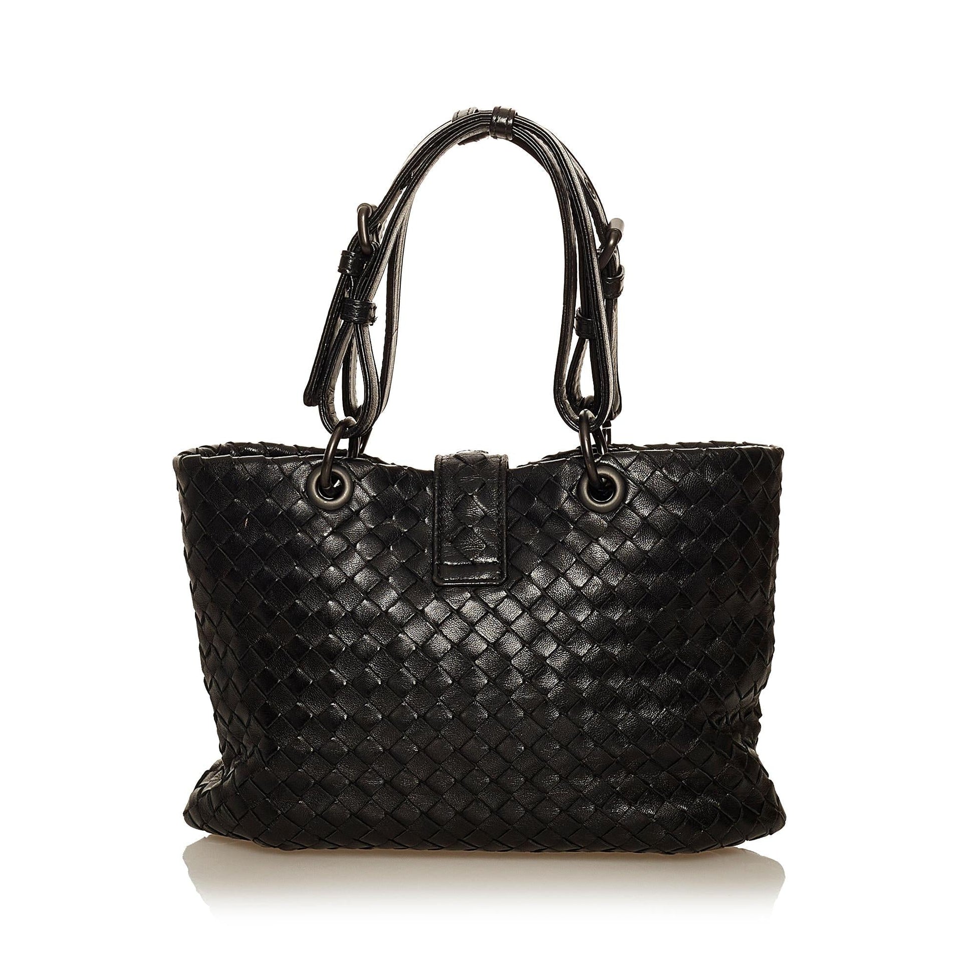 Luxury Bottega Veneta Intrecciato Leather Handbag (SHG-29480)