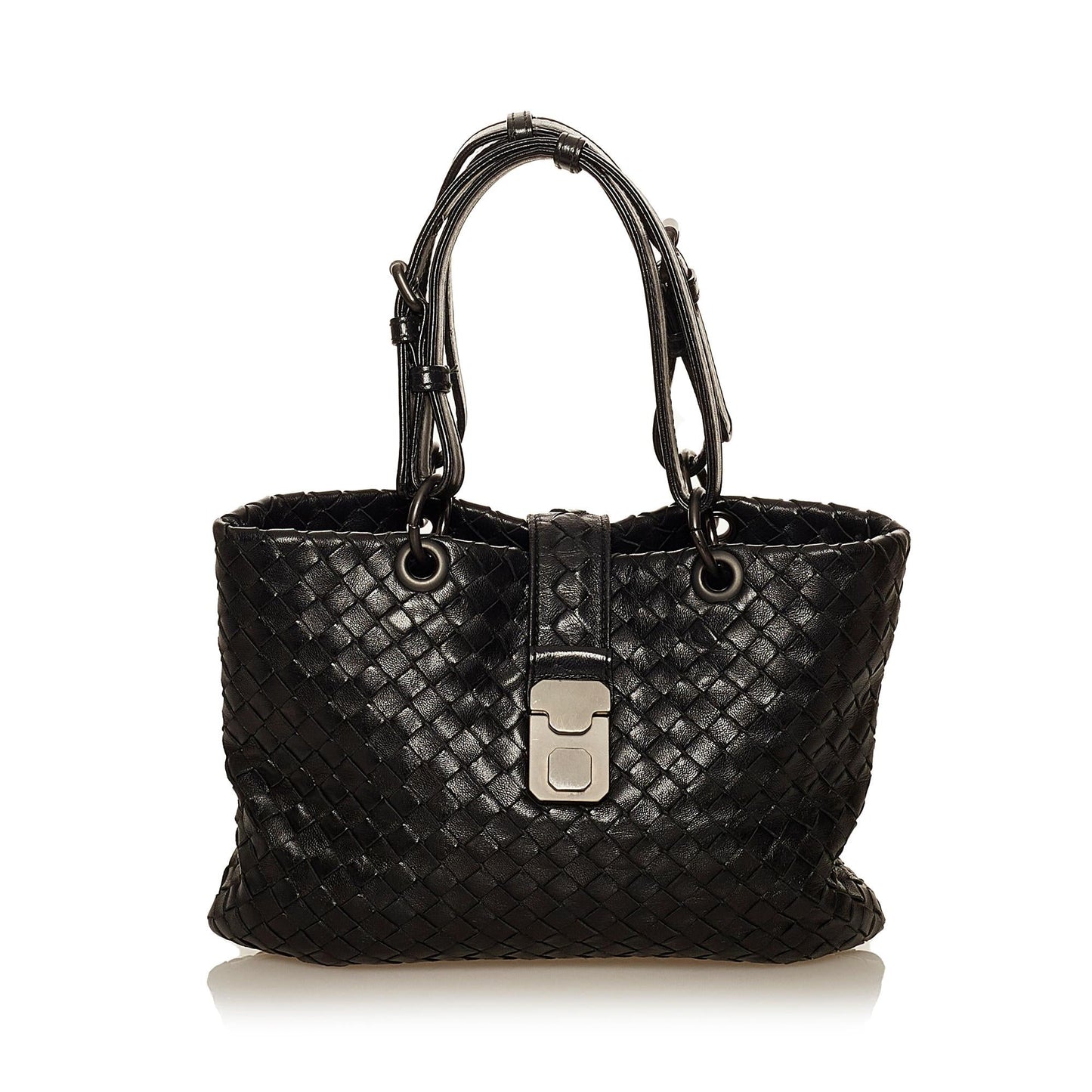 Luxury Bottega Veneta Intrecciato Leather Handbag (SHG-29480)