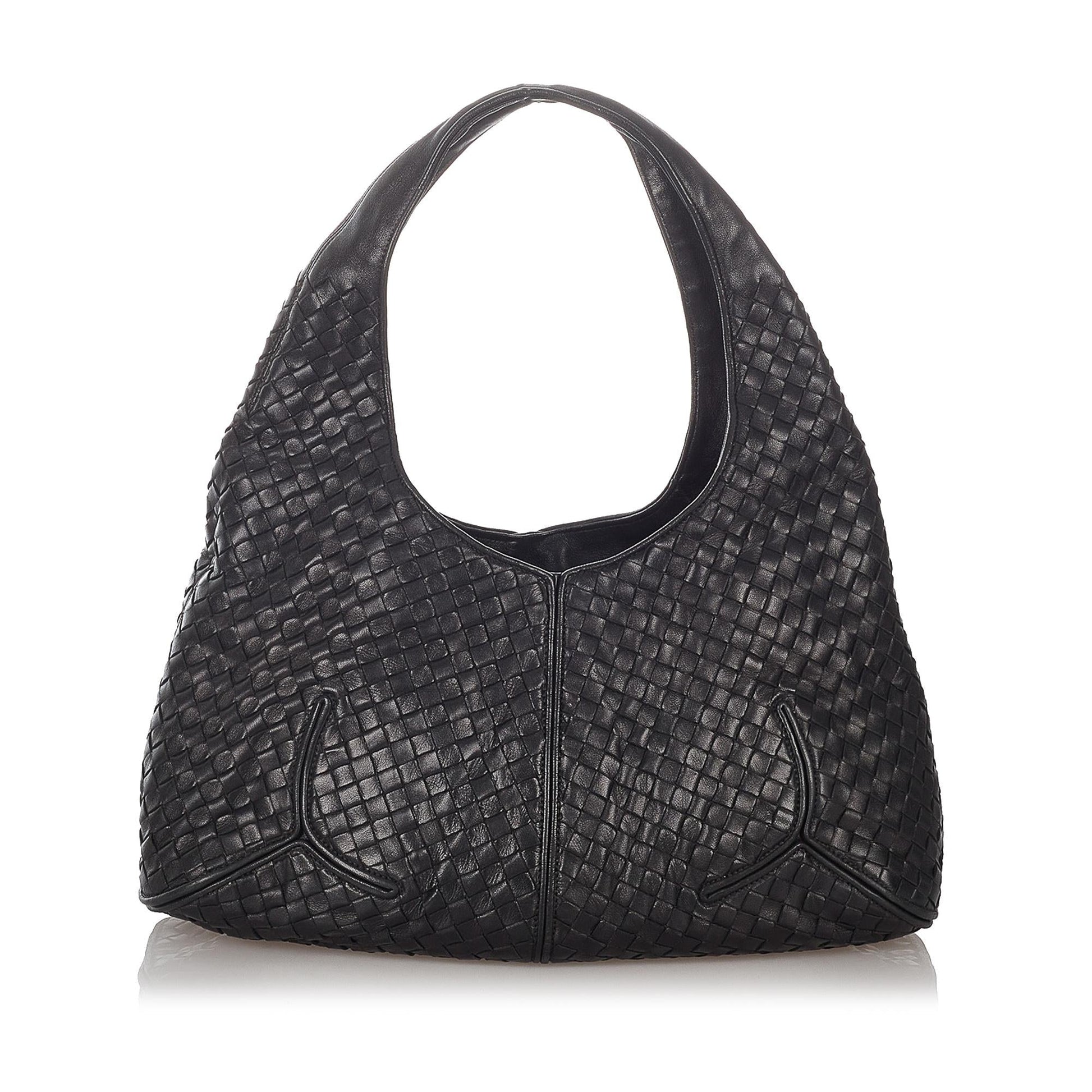 Luxury Bottega Veneta Intrecciato Leather Hobo Bag (SHG-27029)