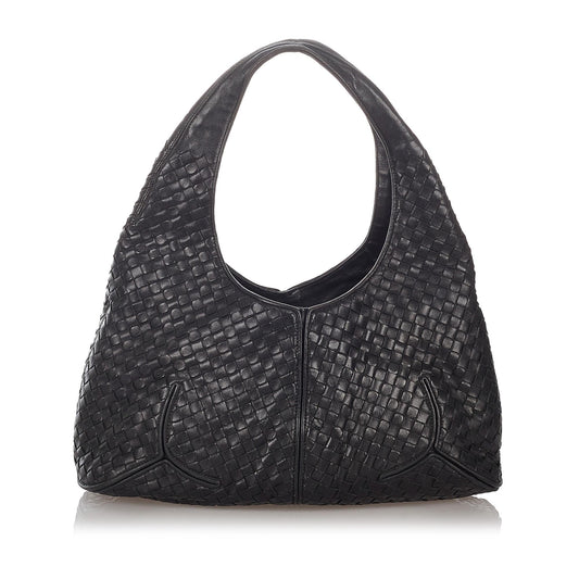 Luxury Bottega Veneta Intrecciato Leather Hobo Bag (SHG-27029)