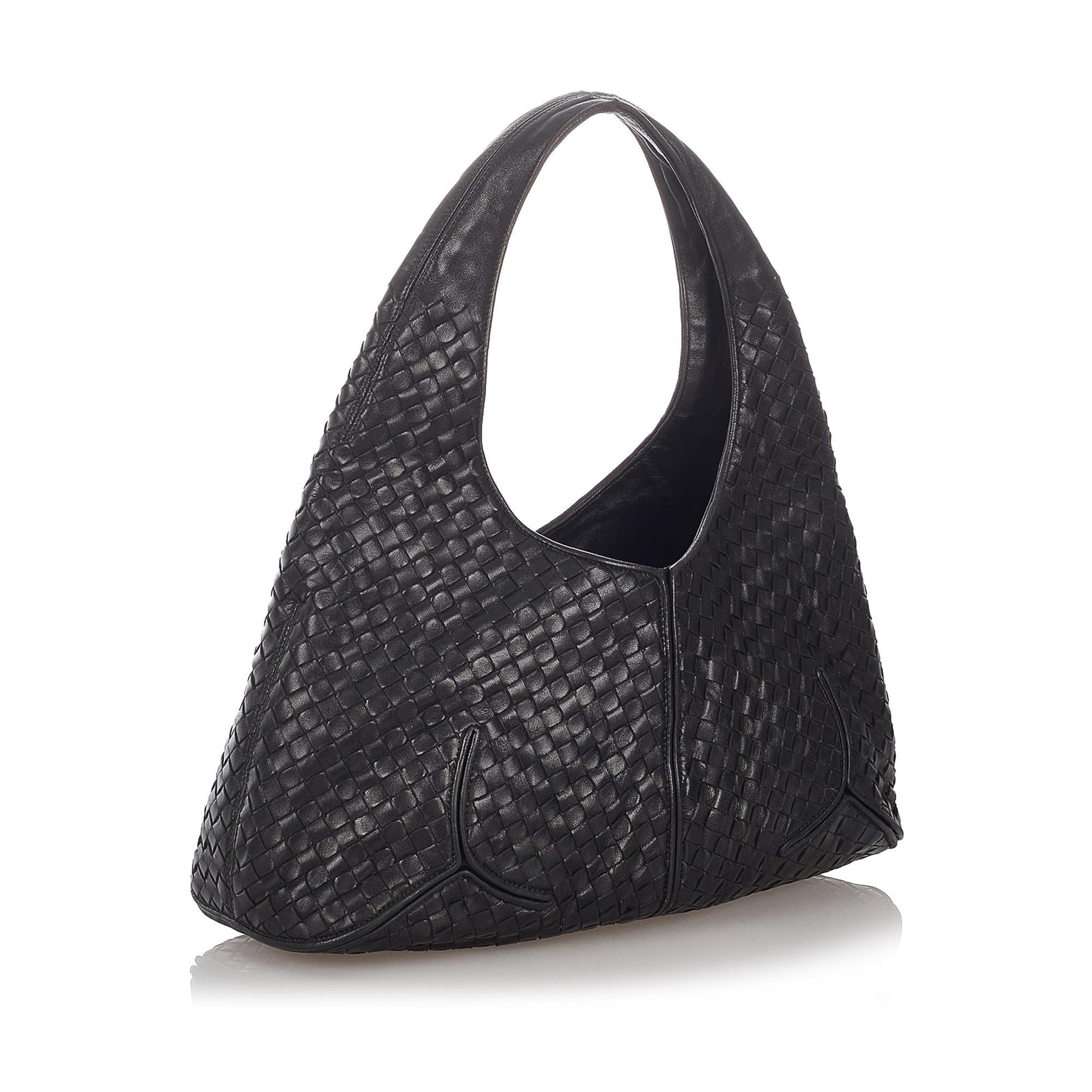 Luxury Bottega Veneta Intrecciato Leather Hobo Bag (SHG-27029)