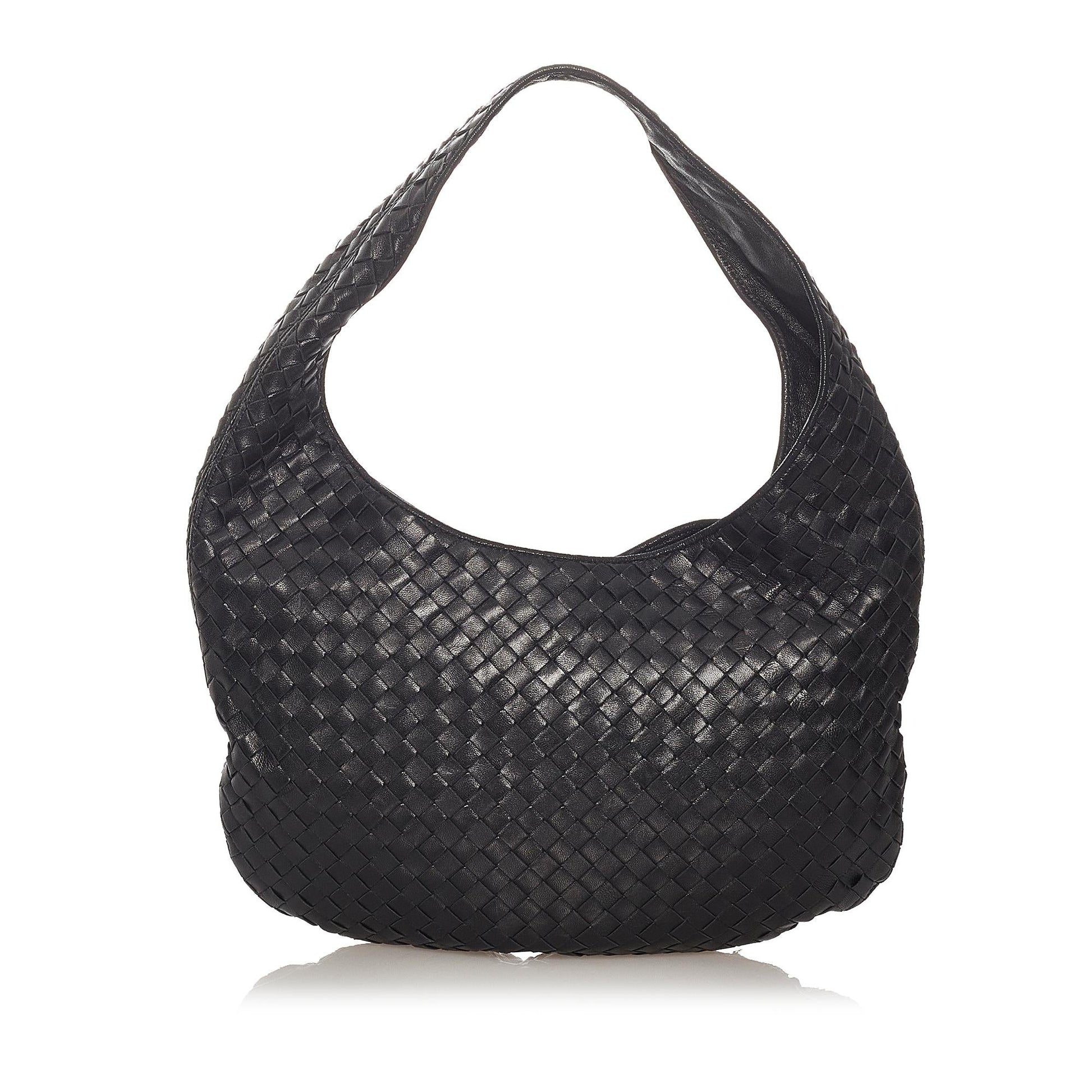 Luxury Bottega Veneta Intrecciato Leather Hobo Bag (SHG-27383)
