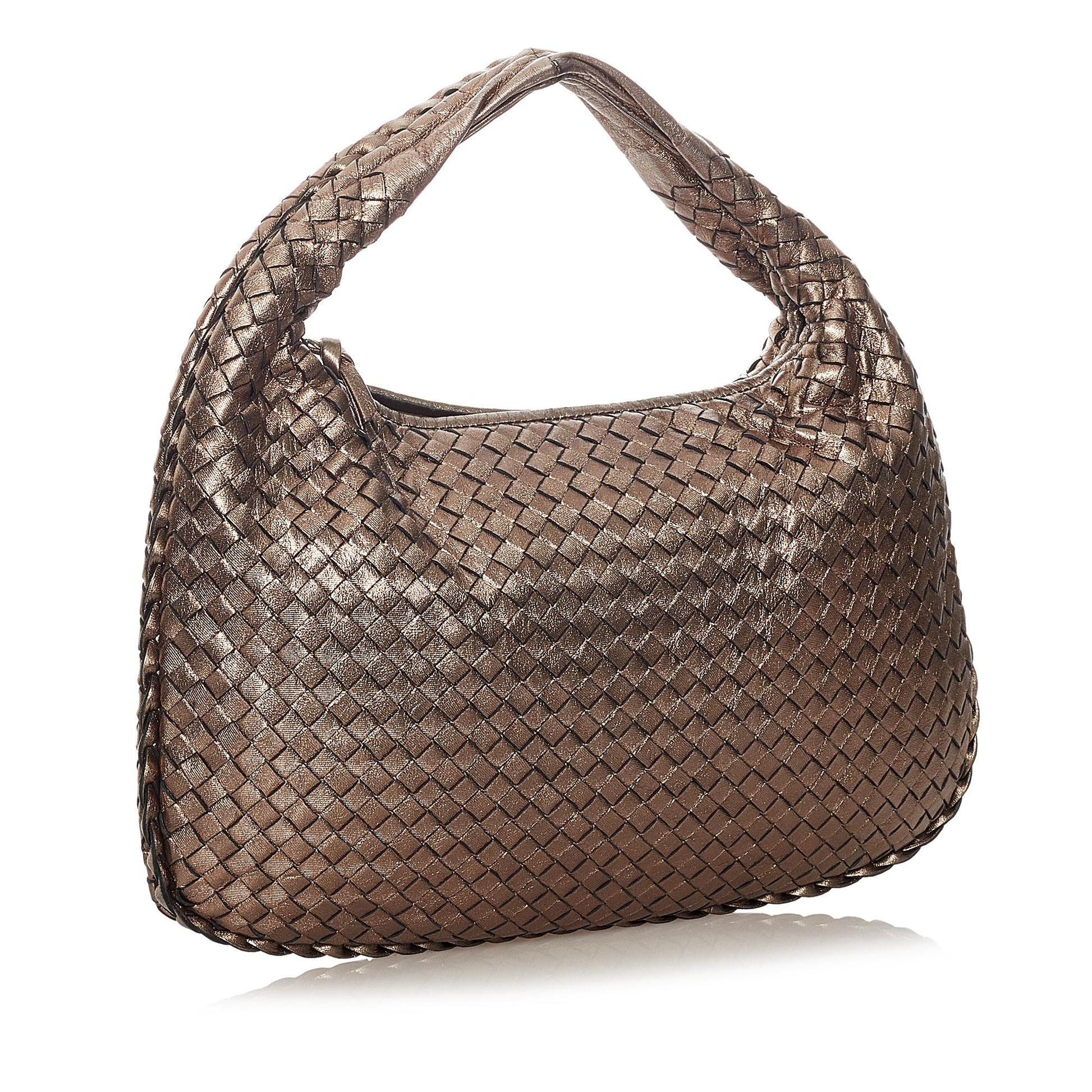 Luxury Bottega Veneta Intrecciato Leather Hobo Bag (SHG-27442)