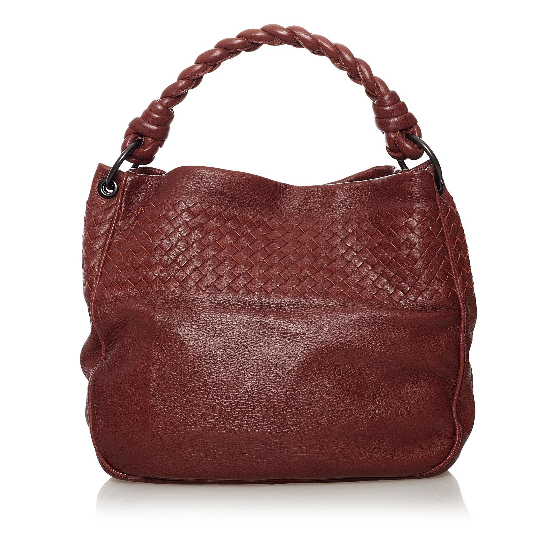 Luxury Bottega Veneta Intrecciato Leather Hobo Bag (SHG-31732)