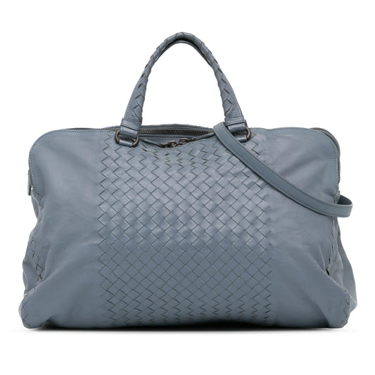 Luxury Bottega Veneta Intrecciato Leather Satchel (SHG-KnJaAO)