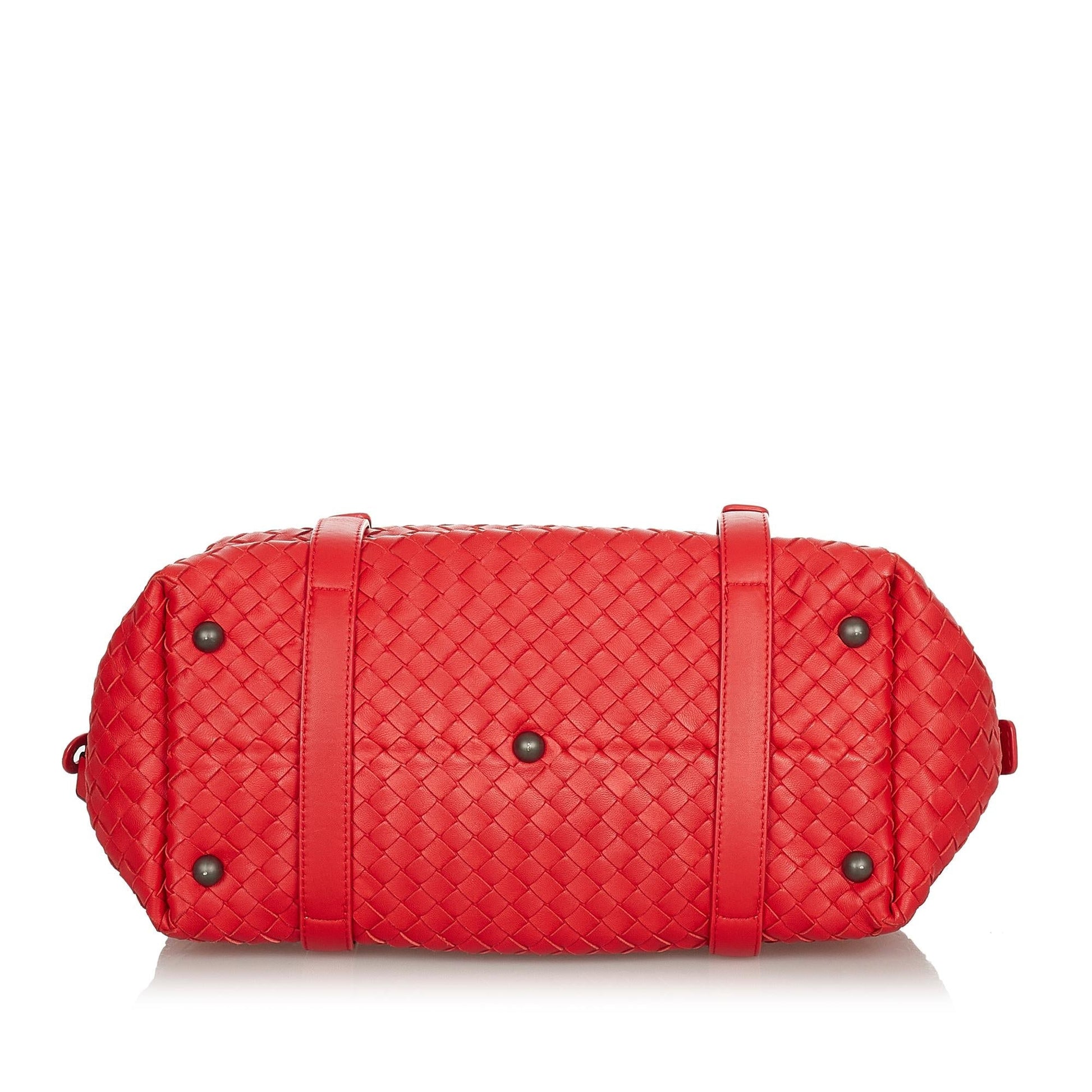 Luxury Bottega Veneta Intrecciato Leather Shoulder Bag (SHG-24536)