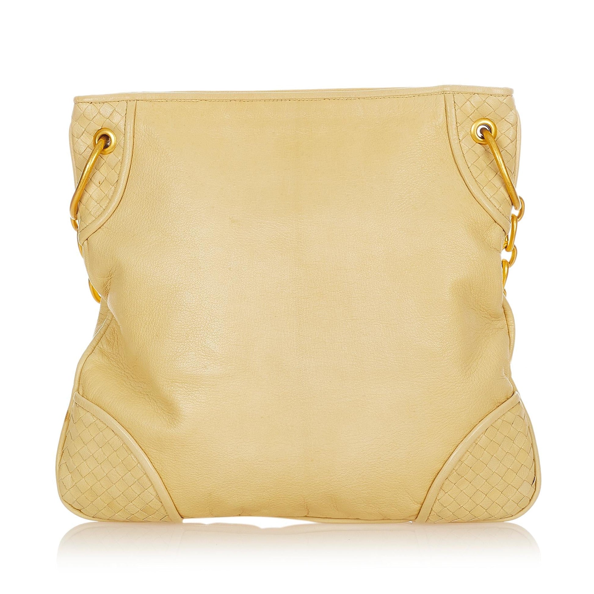 Luxury Bottega Veneta Intrecciato Leather Shoulder Bag (SHG-24944)