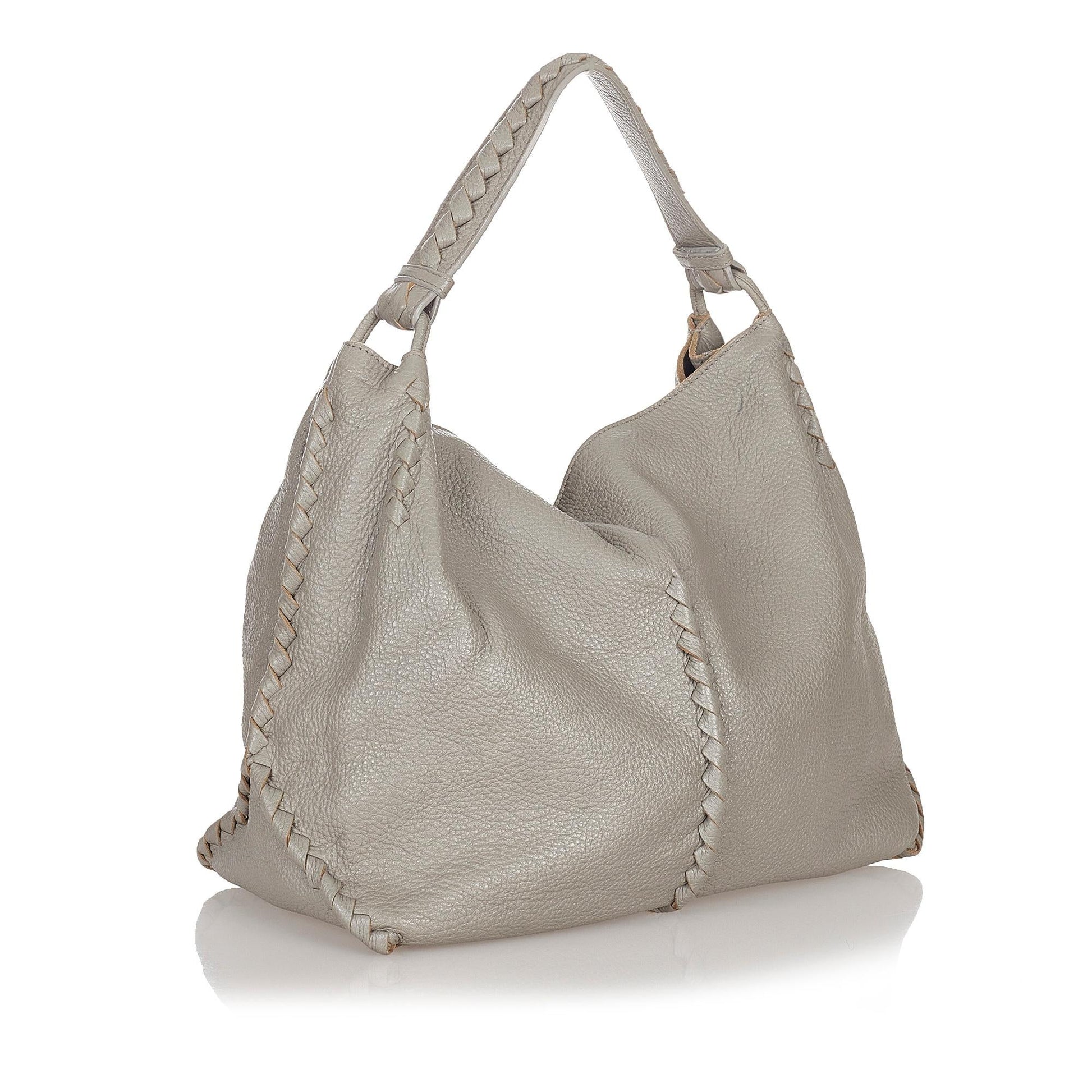 Luxury Bottega Veneta Intrecciato Leather Shoulder Bag (SHG-26905)