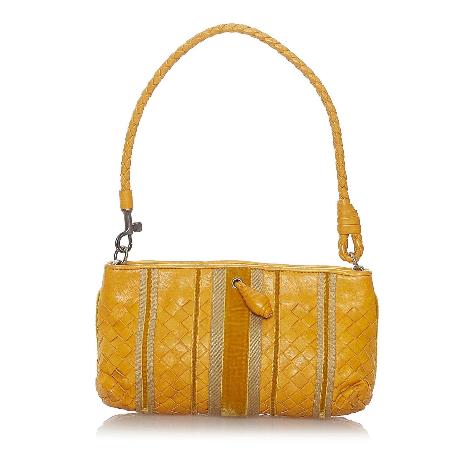 Luxury Bottega Veneta Intrecciato Leather Shoulder Bag (SHG-27650)