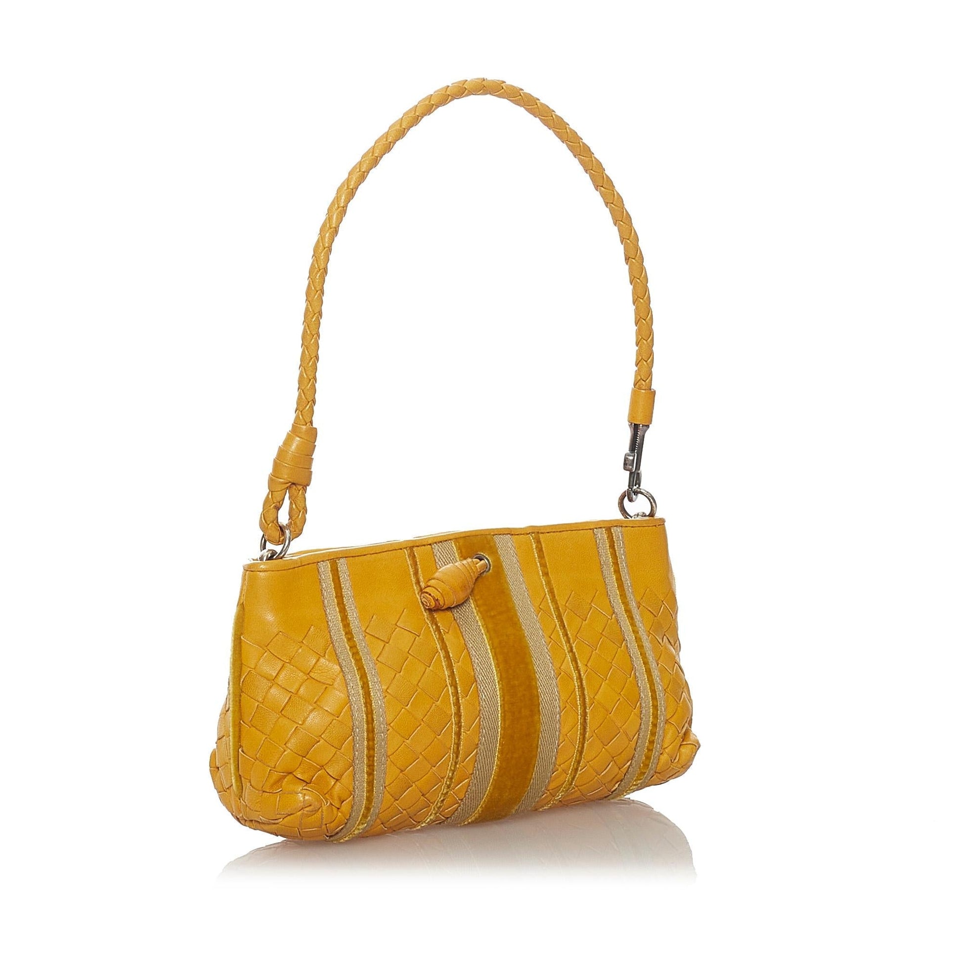 Luxury Bottega Veneta Intrecciato Leather Shoulder Bag (SHG-27650)