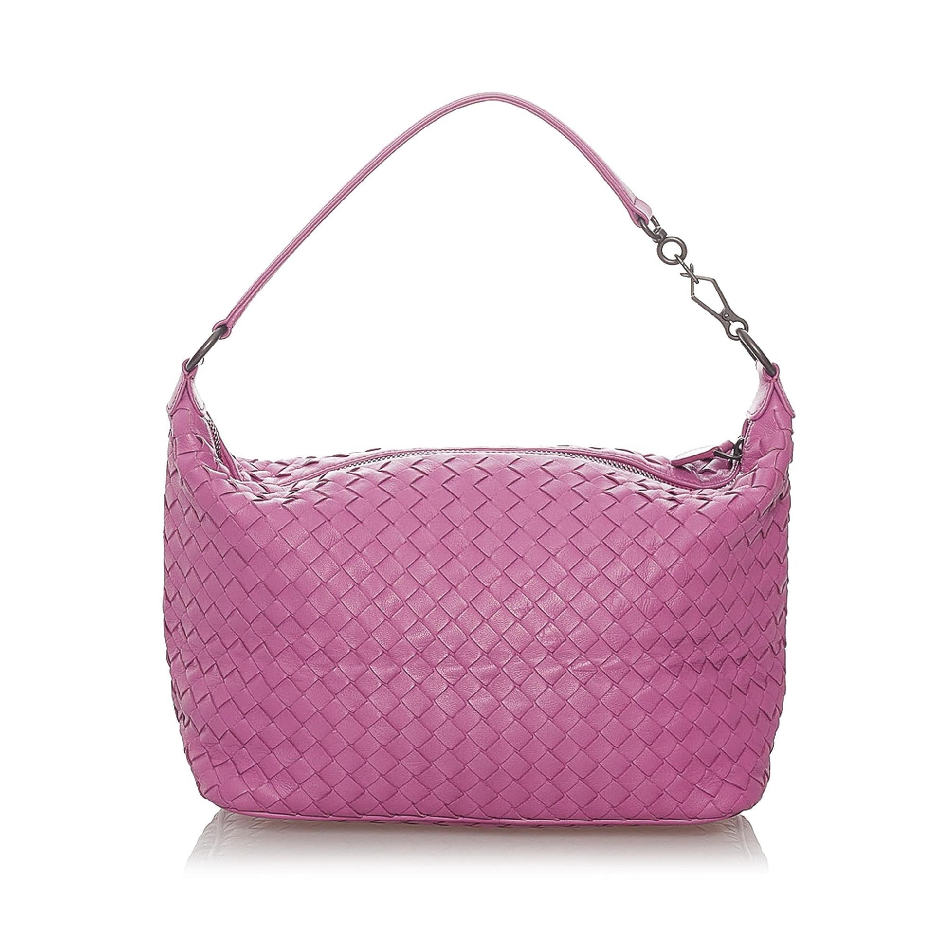 Luxury Bottega Veneta Intrecciato Leather Shoulder Bag (SHG-27905)