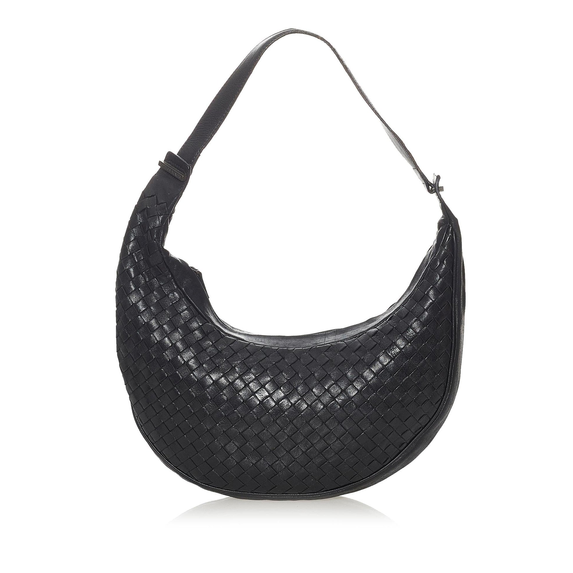 Luxury Bottega Veneta Intrecciato Leather Shoulder Bag (SHG-28130)