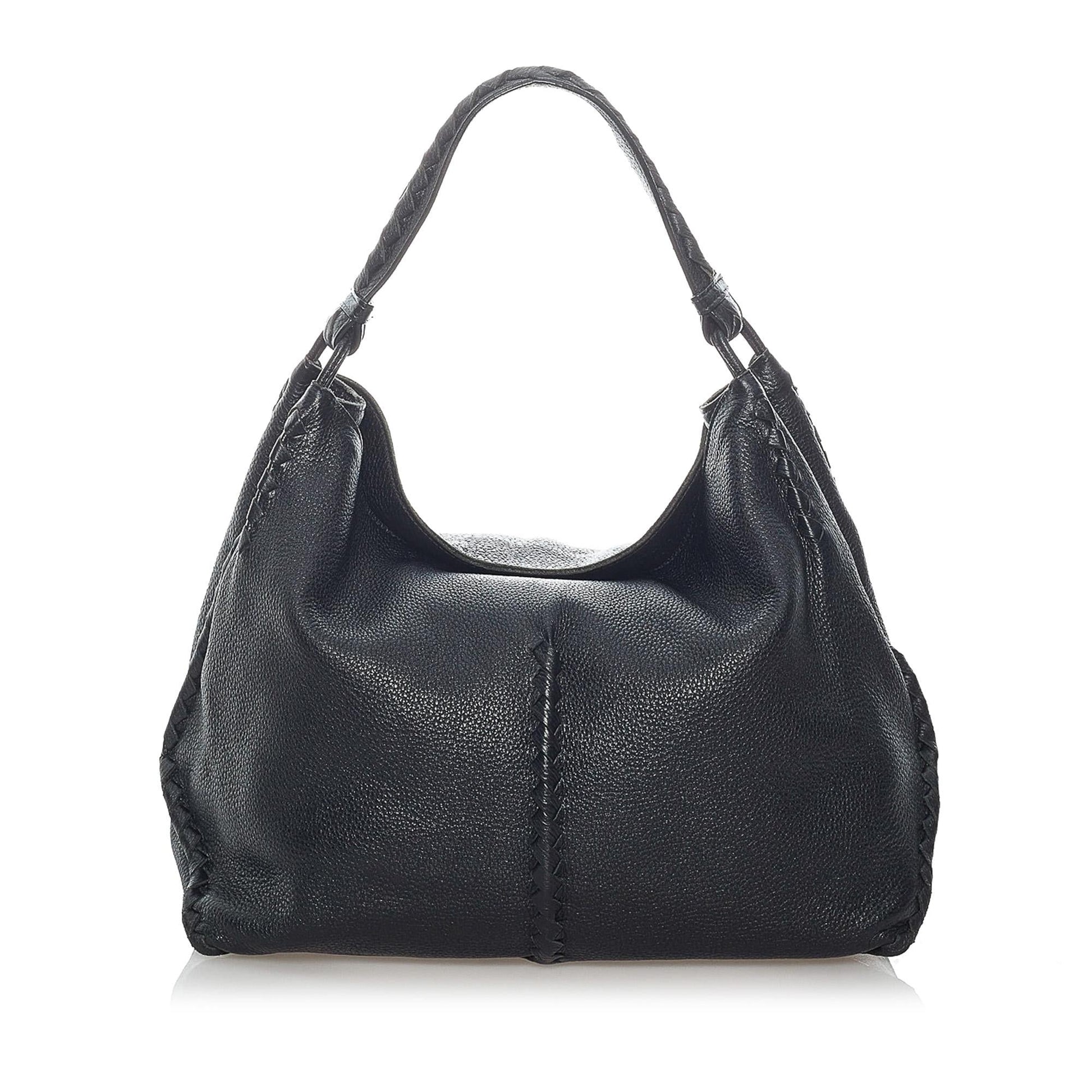 Luxury Bottega Veneta Intrecciato Leather Shoulder Bag (SHG-31357)