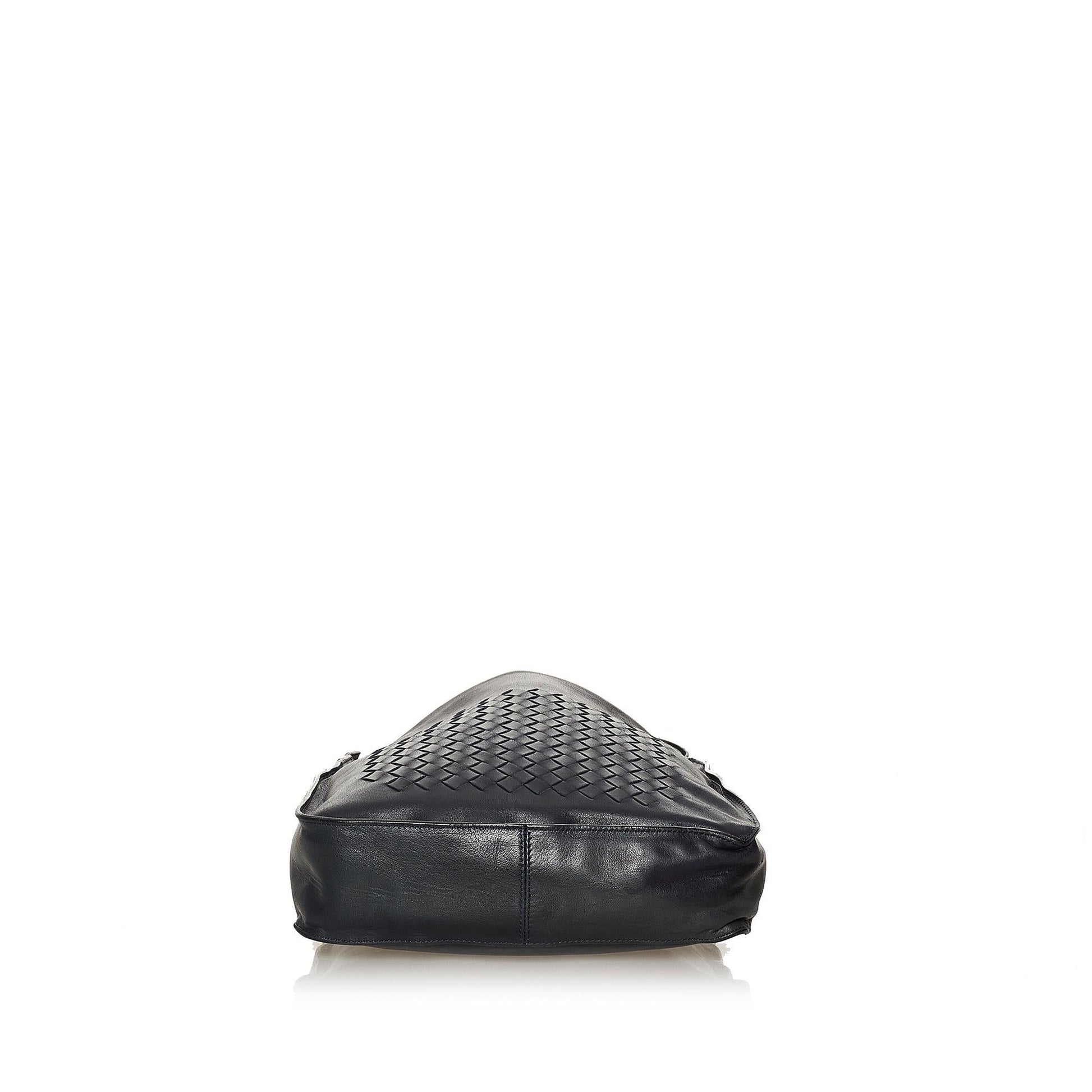 Luxury Bottega Veneta Intrecciato Leather Shoulder Bag (SHG-36214)