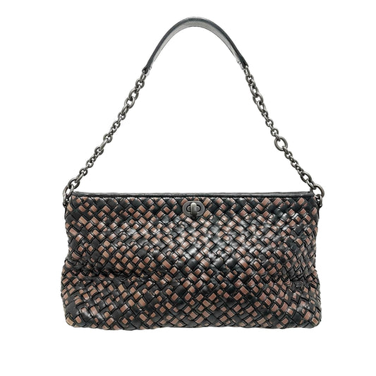 Luxury Bottega Veneta Intrecciato Leather Shoulder Bag (SHG-9OKAXm)
