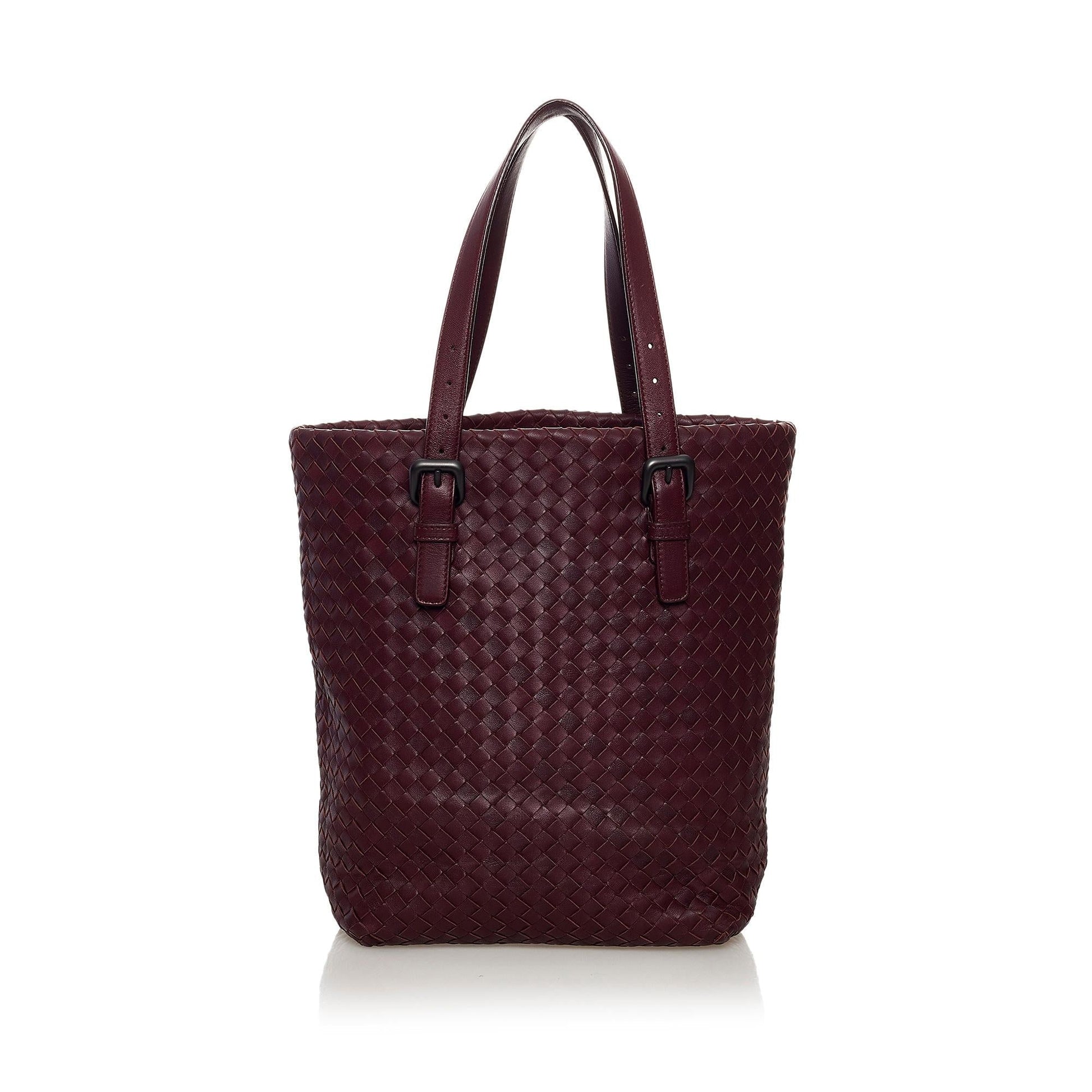 Luxury Bottega Veneta Intrecciato Leather Tote Bag (SHG-32799)