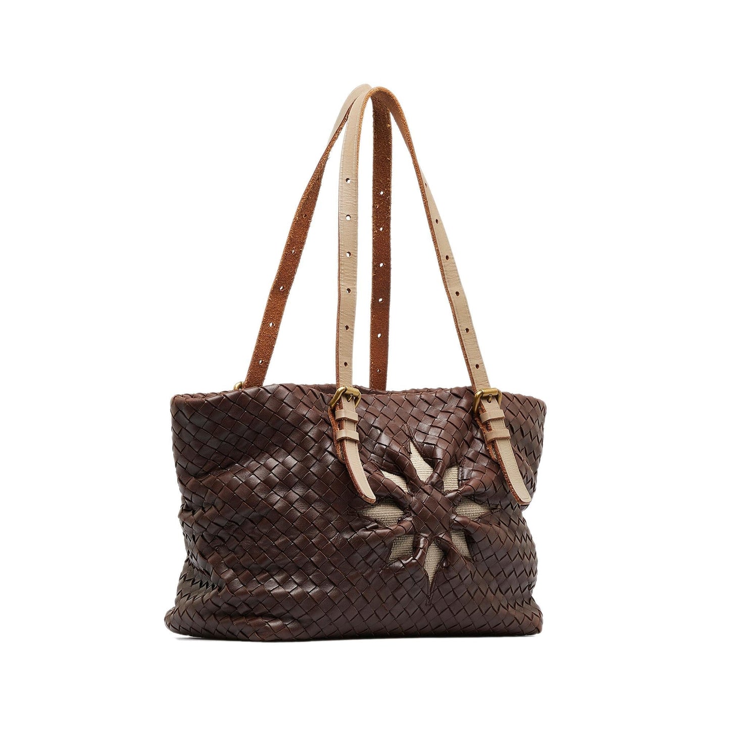 Luxury Bottega Veneta Intrecciato Marquise Flower Tote (SHG-8MxBIq)