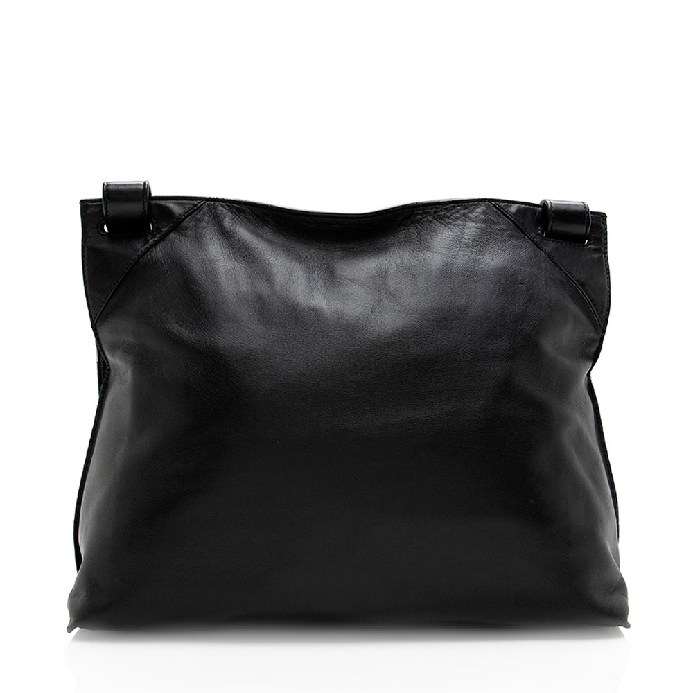 Luxury Bottega Veneta Intrecciato Nappa Messenger Bag - FINAL SALE (SHF-18356)