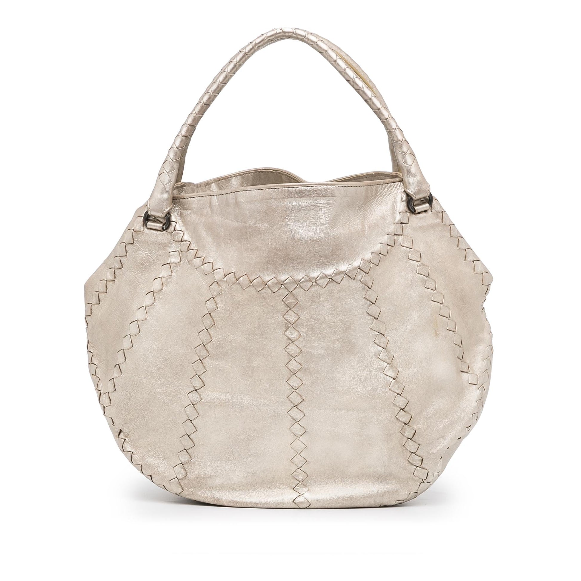 Luxury Bottega Veneta Intrecciato Metallic Tote Bag (SHG-YCP4lc)