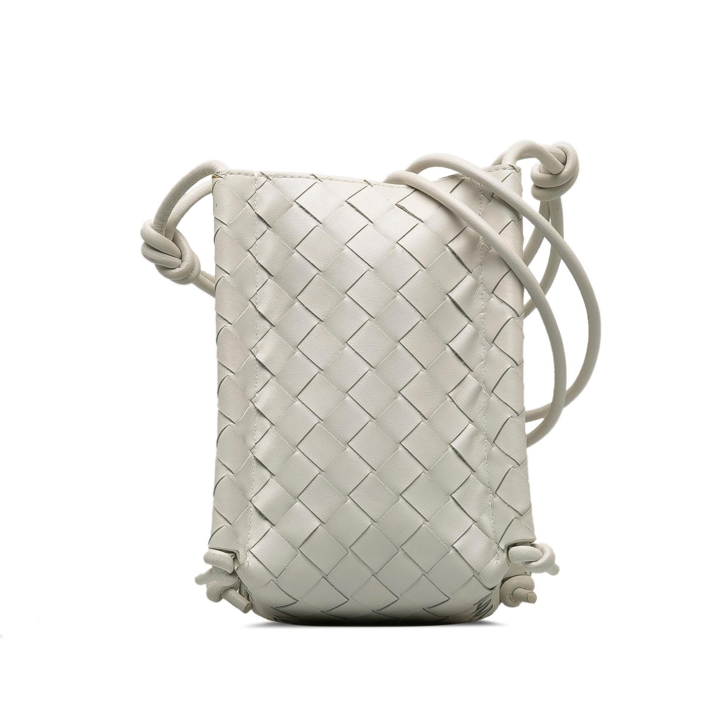 Luxury Bottega Veneta Intrecciato Mini Knot Bucket Bag (SHG-0GOSAm)