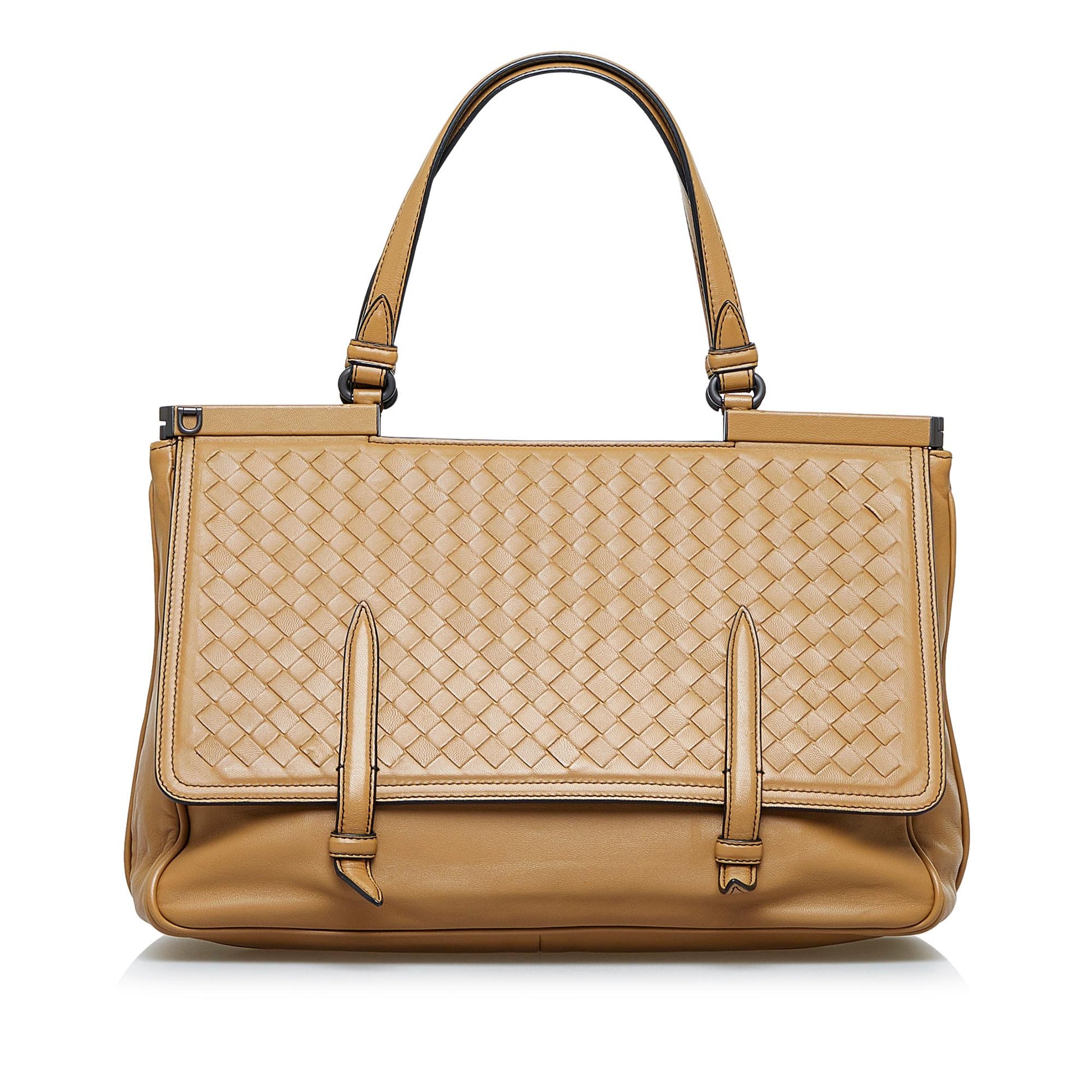 Luxury Bottega Veneta Intrecciato Monaco Satchel (SHG-yEAeB2)