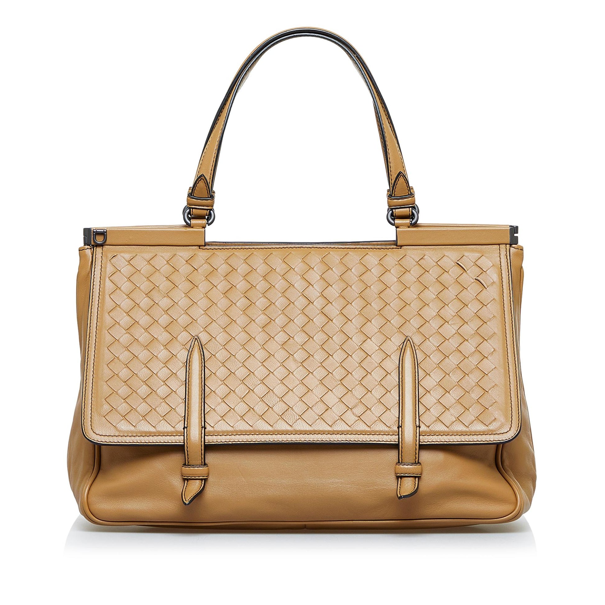 Luxury Bottega Veneta Intrecciato Monaco Satchel (SHG-yEAeB2)