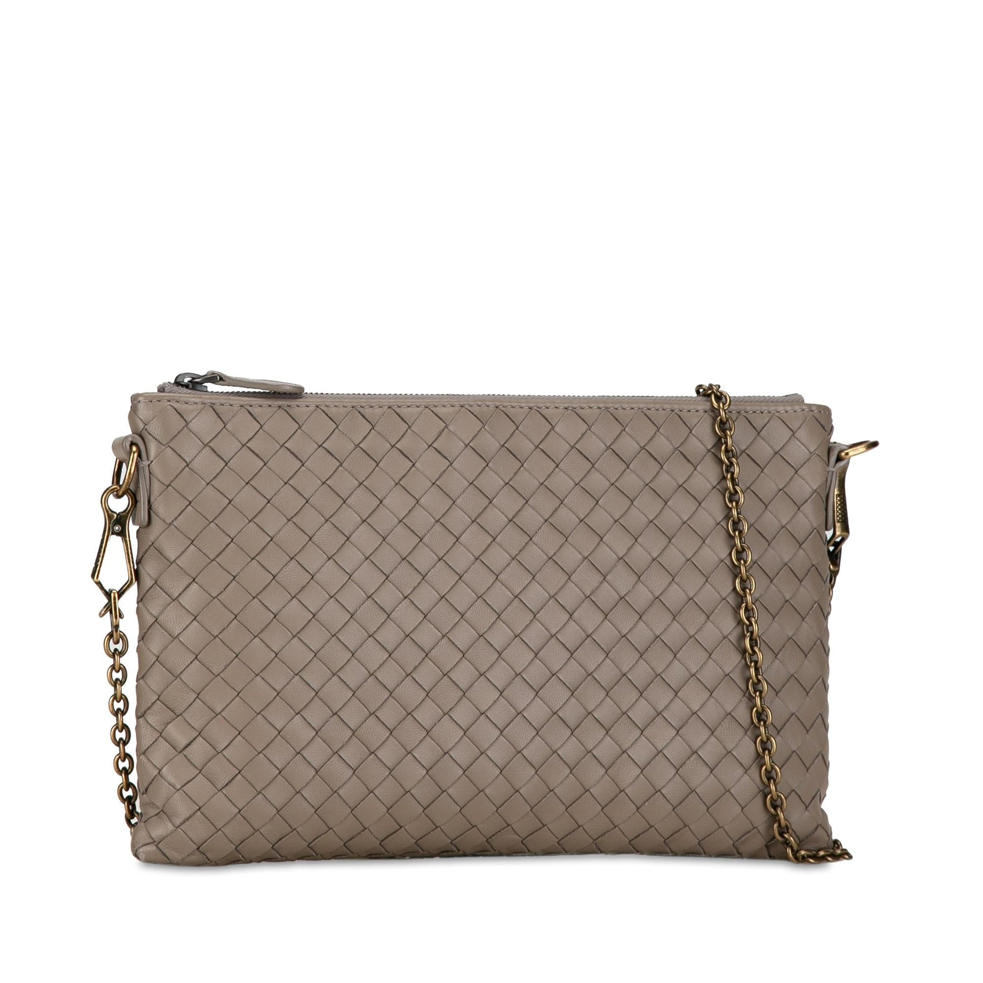 Luxury Bottega Veneta Intrecciato Nappa Biletto Wallet on Chain (SHG-dOzzWj)