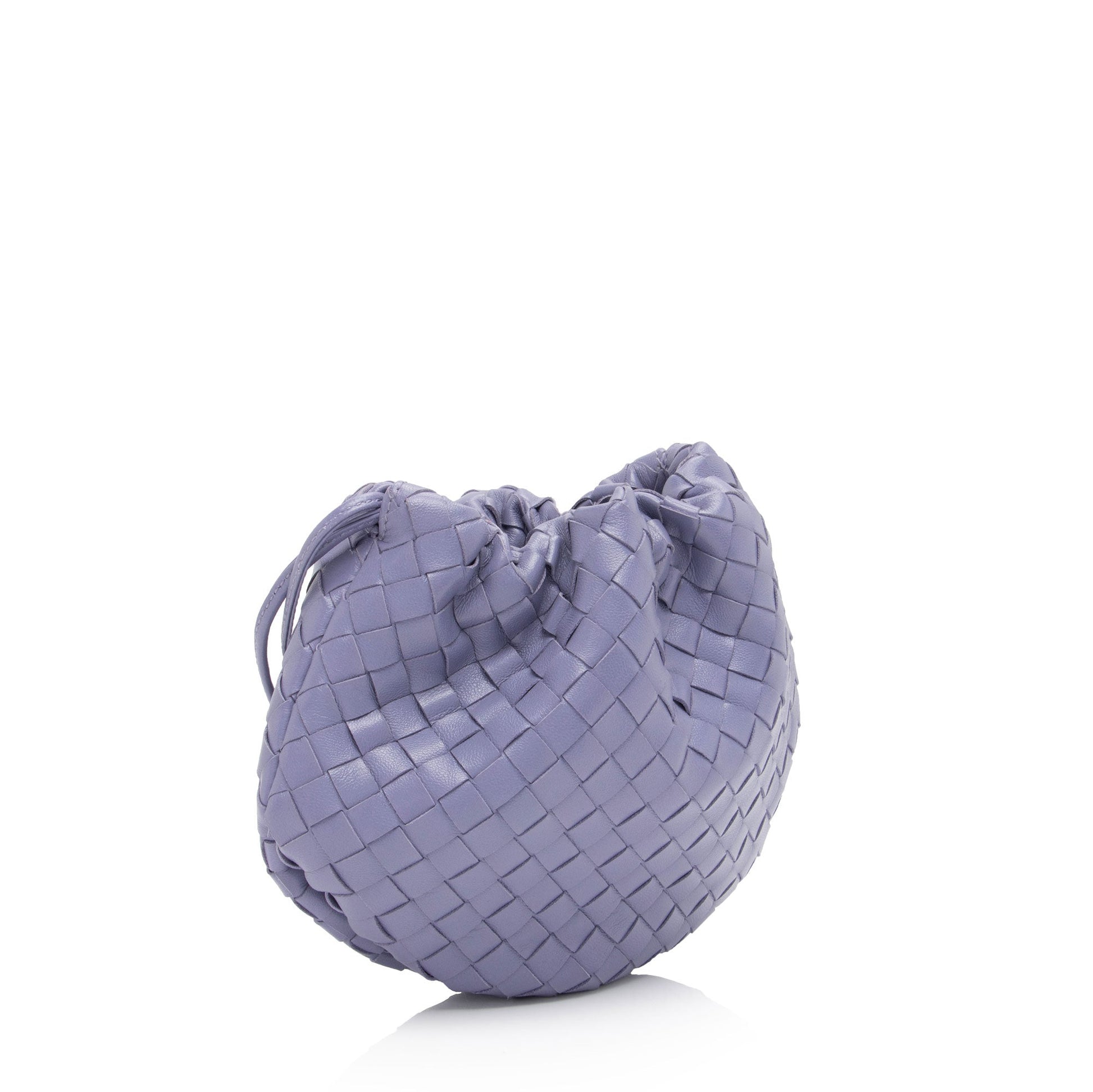 Luxury Bottega Veneta Intrecciato Nappa Bulb Mini Shoulder Bag (SHF-e6euL5)