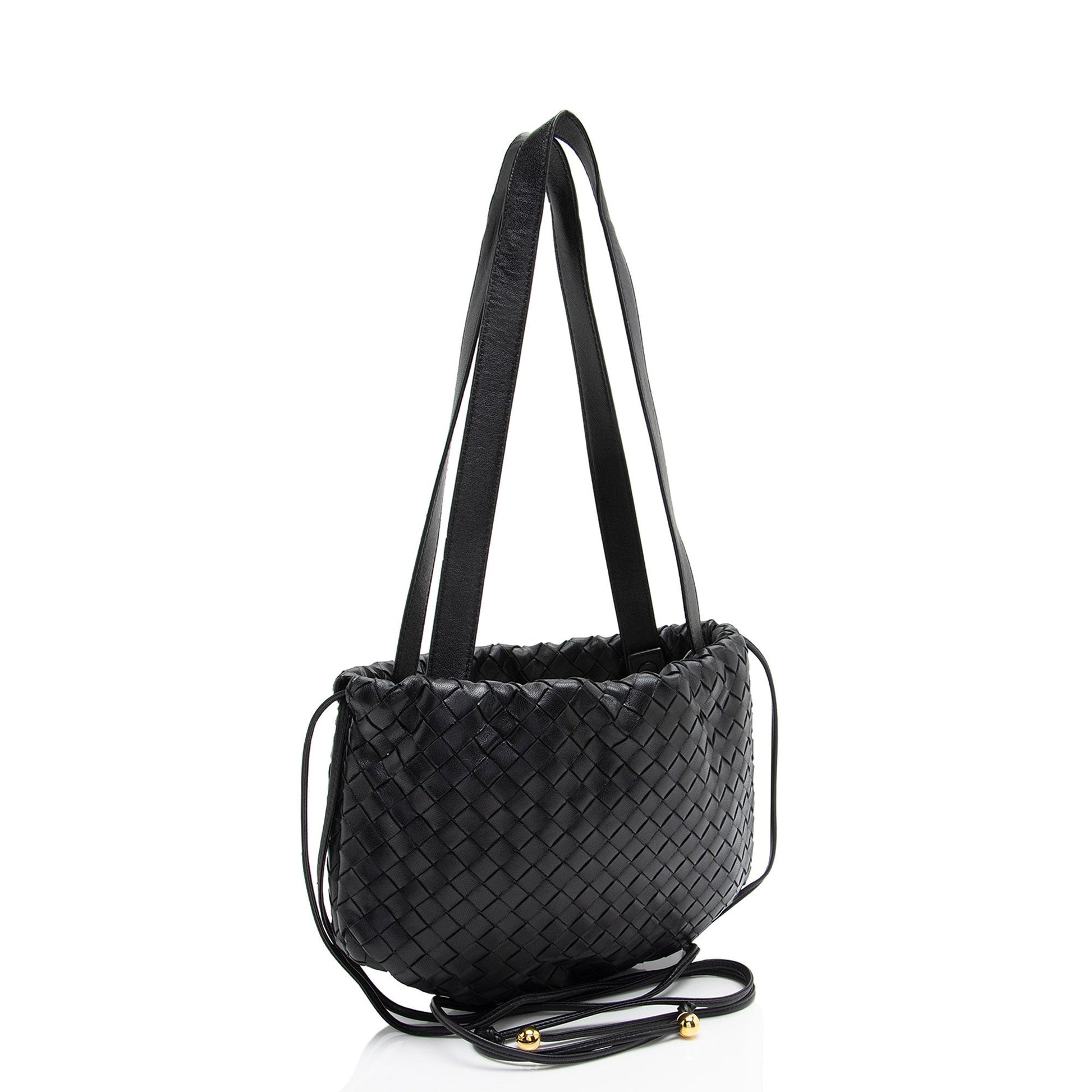 Luxury Bottega Veneta Intrecciato Nappa Bulb Shoulder Bag (SHF-gt3xW5)