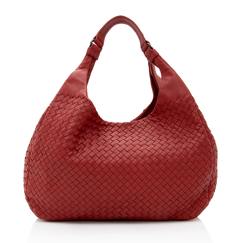 Luxury Bottega Veneta Intrecciato Nappa Campana Medium Shoulder Bag - FINAL SALE (SHF-19645)