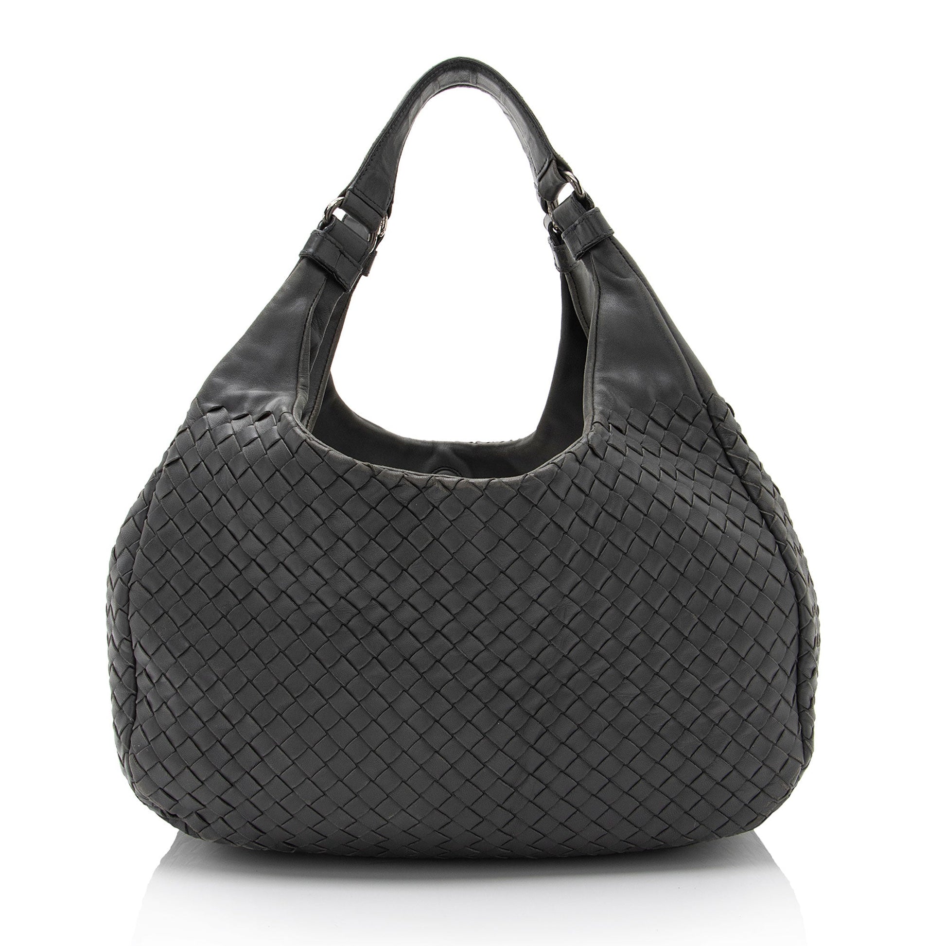Luxury Bottega Veneta Intrecciato Nappa Campana Medium Shoulder Bag (SHF-a7yNeU)