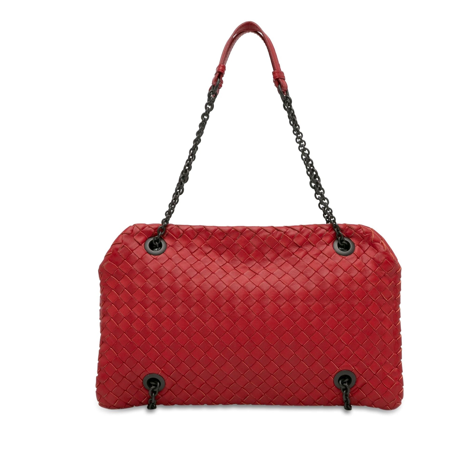 Luxury Bottega Veneta Intrecciato Nappa Duo Shoulder Bag (SHG-DlI99L)