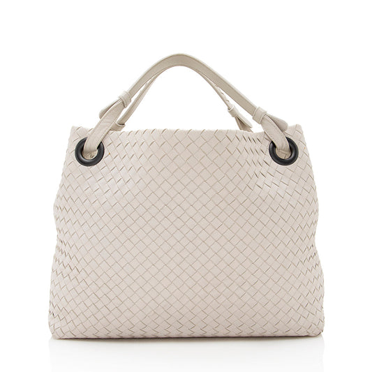 Luxury Bottega Veneta Intrecciato Nappa Garda Medium Tote (SHF-21190)