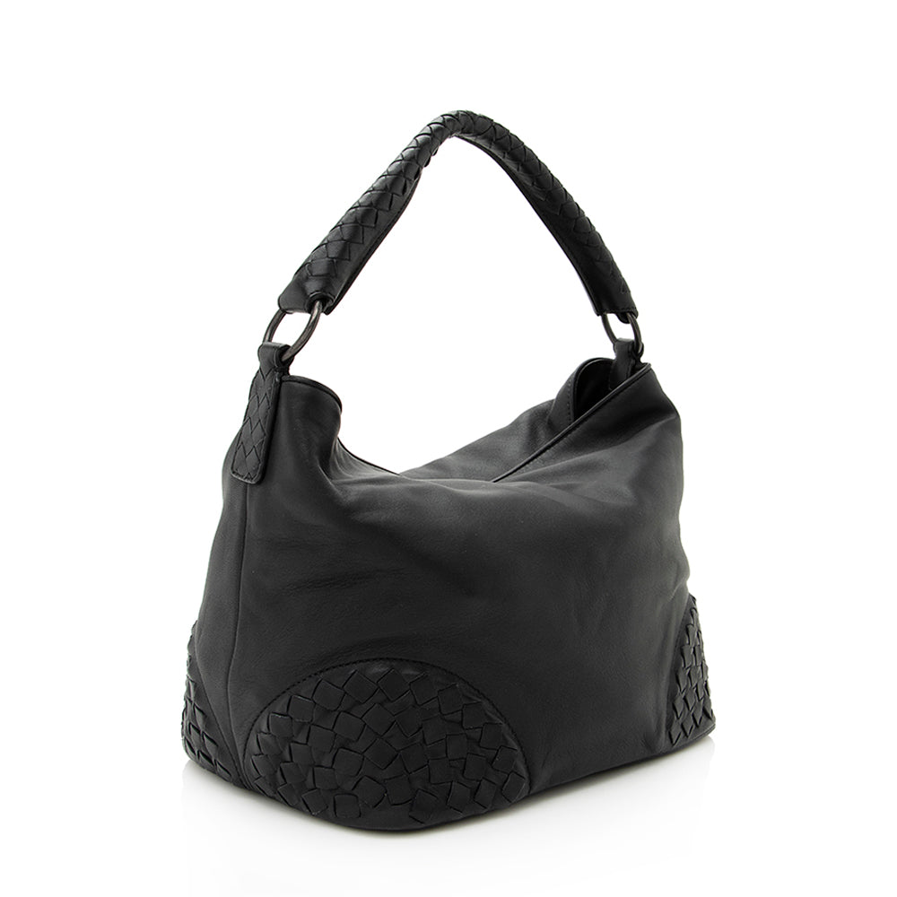 Luxury Bottega Veneta Intrecciato Nappa Hobo (SHF-19451)