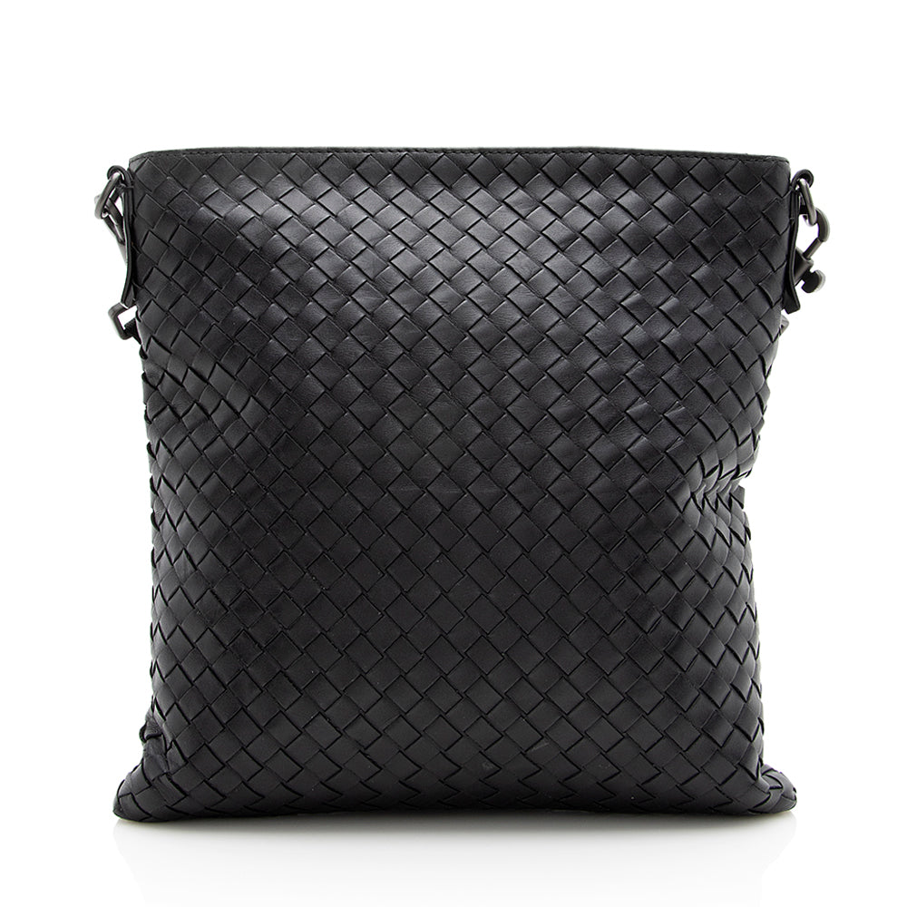 Luxury Bottega Veneta Intrecciato Nappa Large Messenger Bag (SHF-18867)