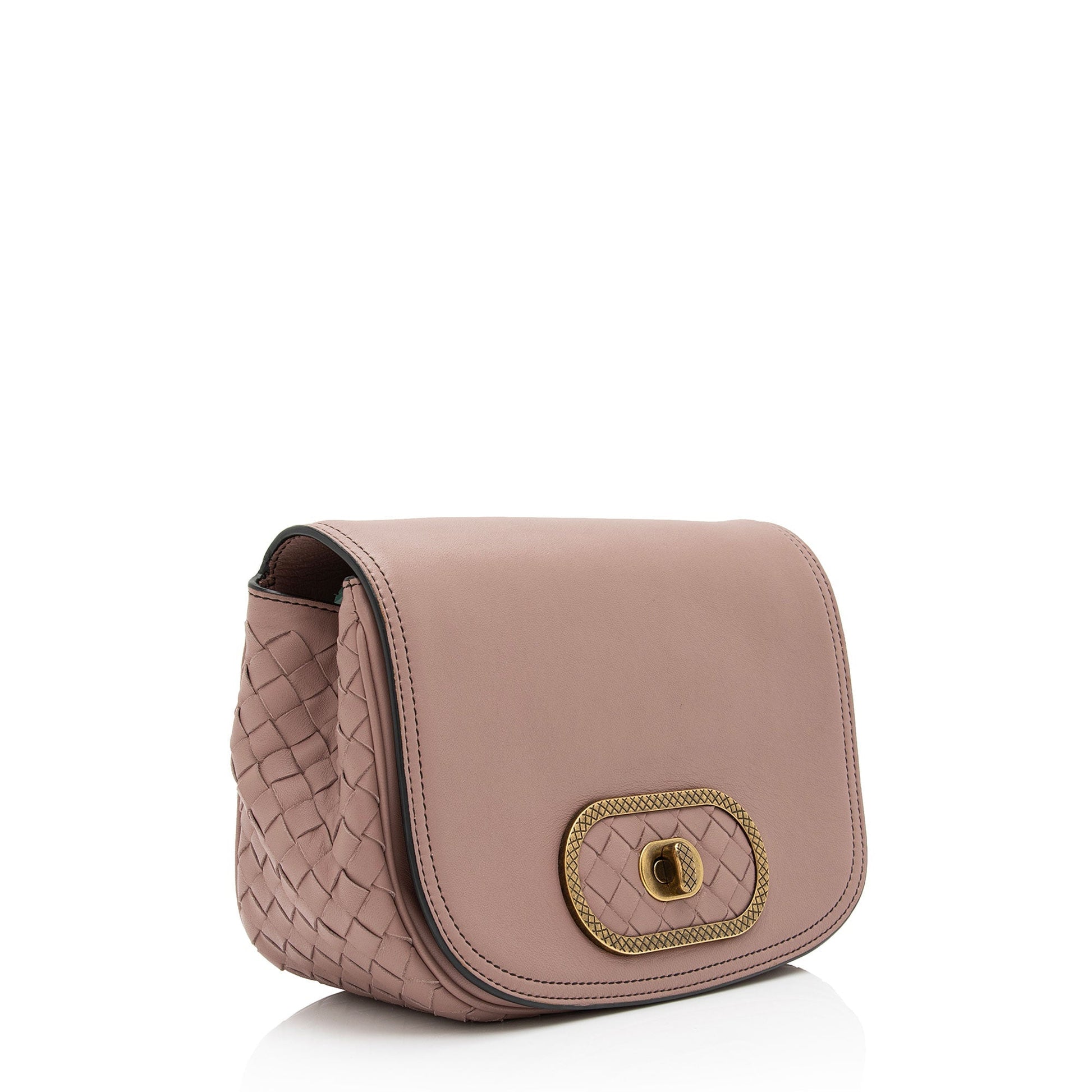 Luxury Bottega Veneta Intrecciato Nappa Leather BV Luna Crossbody Bag (SHF-dAMwzh)
