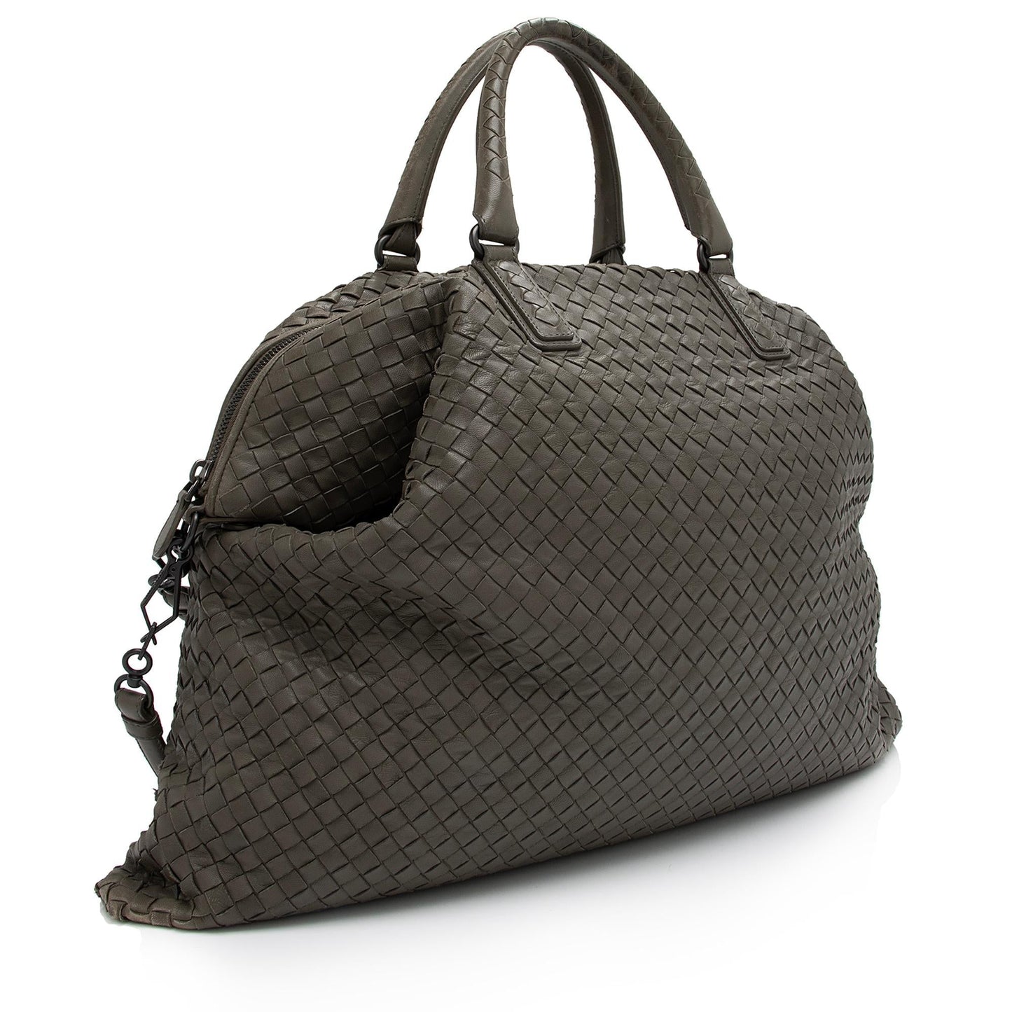 Luxury Bottega Veneta Intrecciato Nappa Leather Convertible Maxi Tote (SHF-Ge67HA)