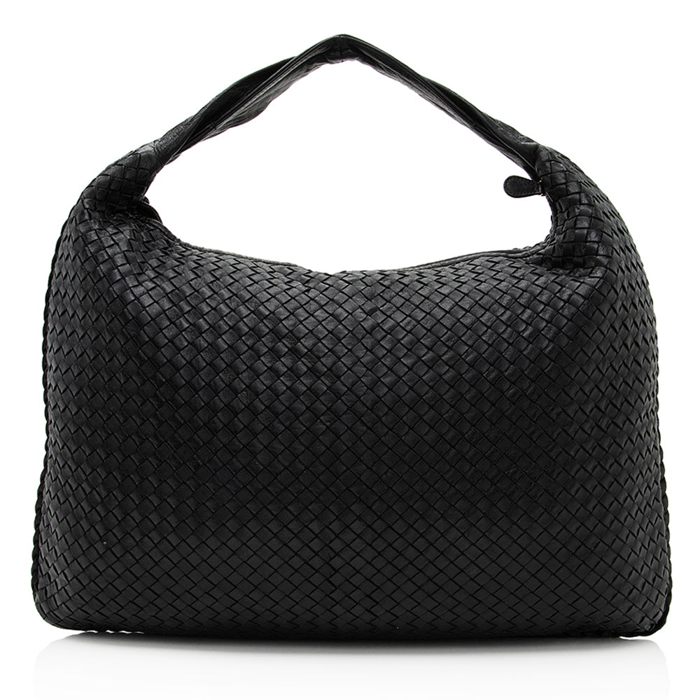 Luxury Bottega Veneta Intrecciato Nappa Leather Maxi Hobo (SHF-19888)