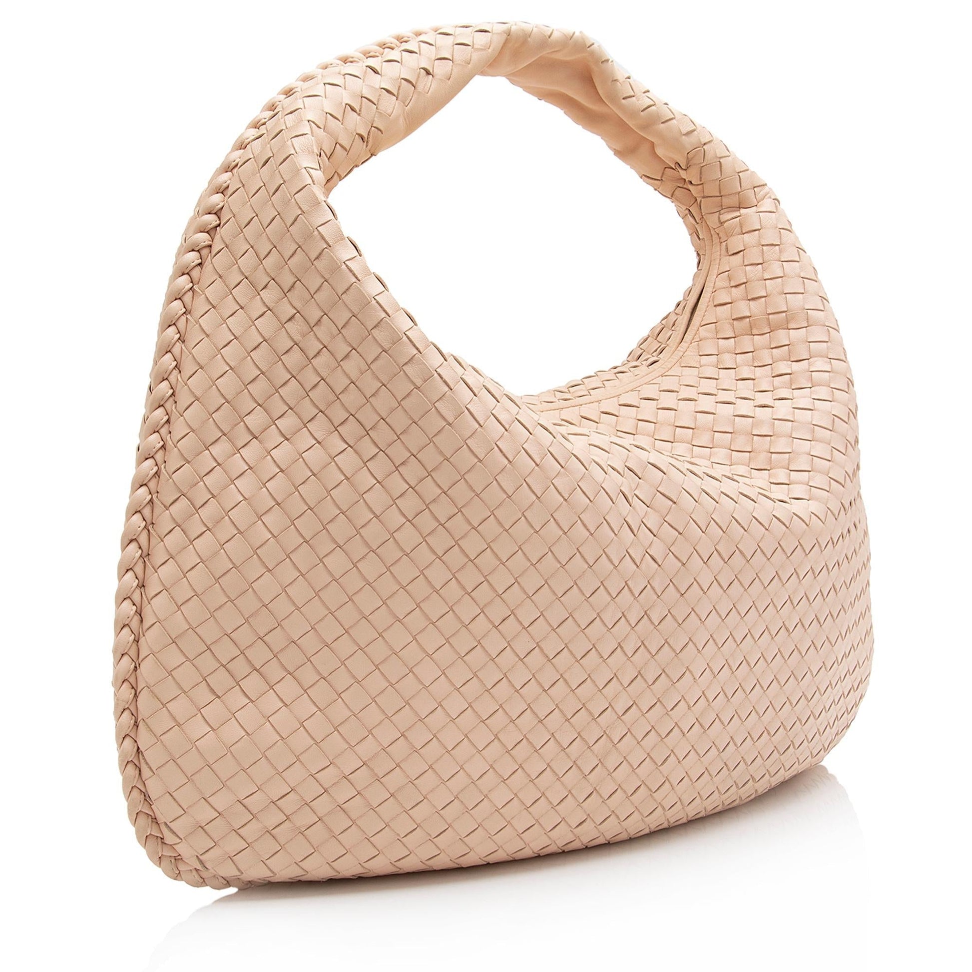 Luxury Bottega Veneta Intrecciato Nappa Leather Maxi Hobo (SHF-23689)