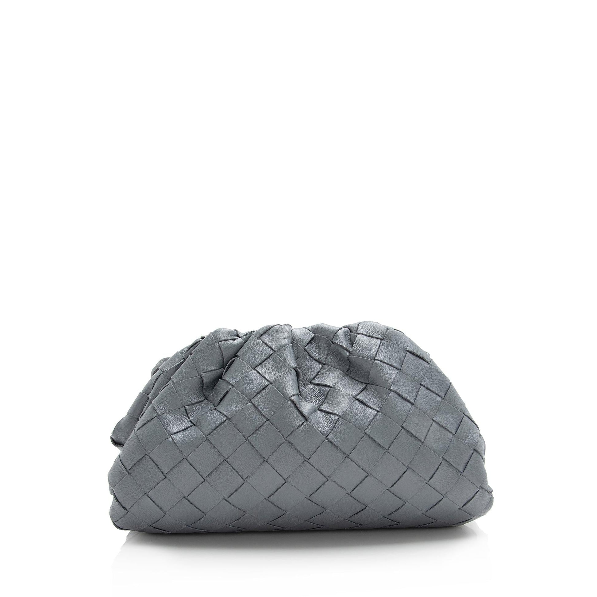 Luxury Bottega Veneta Intrecciato Nappa Leather Mini Pouch (SHF-22180)