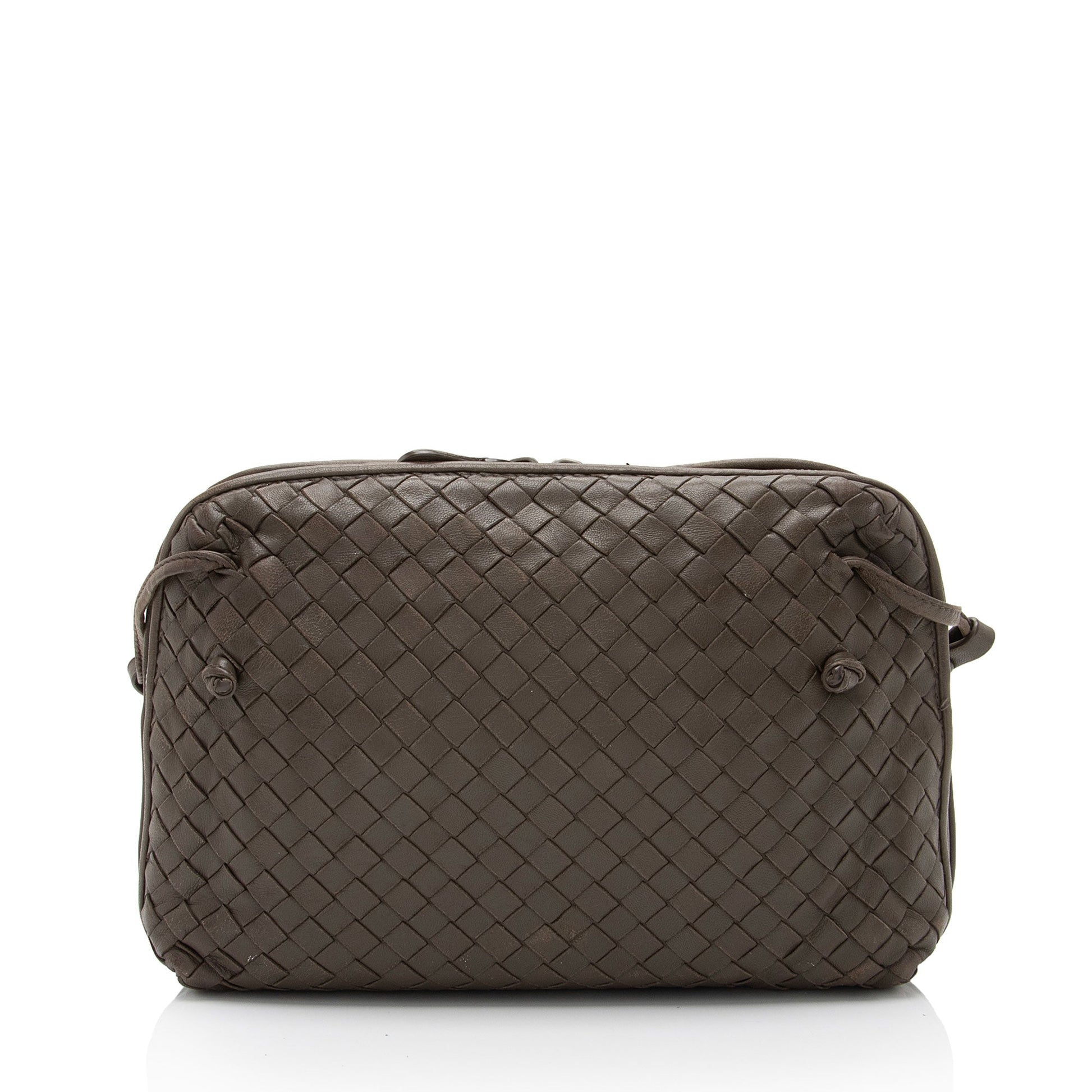 Luxury Bottega Veneta Intrecciato Nappa Leather Nodini Crossbody (SHF-cd5Ub3)