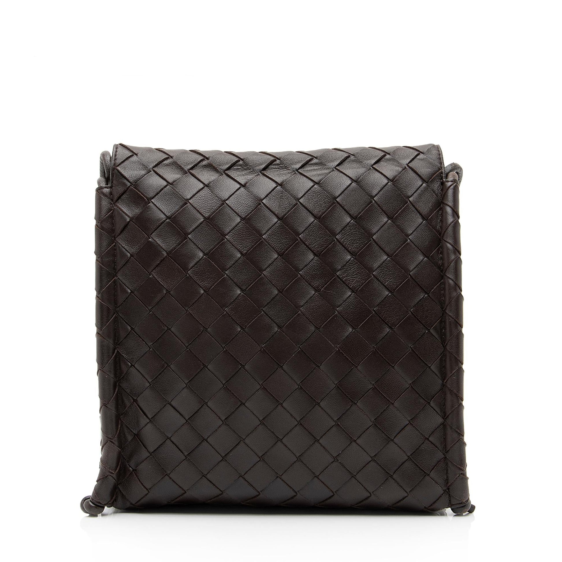 Luxury Bottega Veneta Intrecciato Nappa Small Fold Bag (SHF-23664)